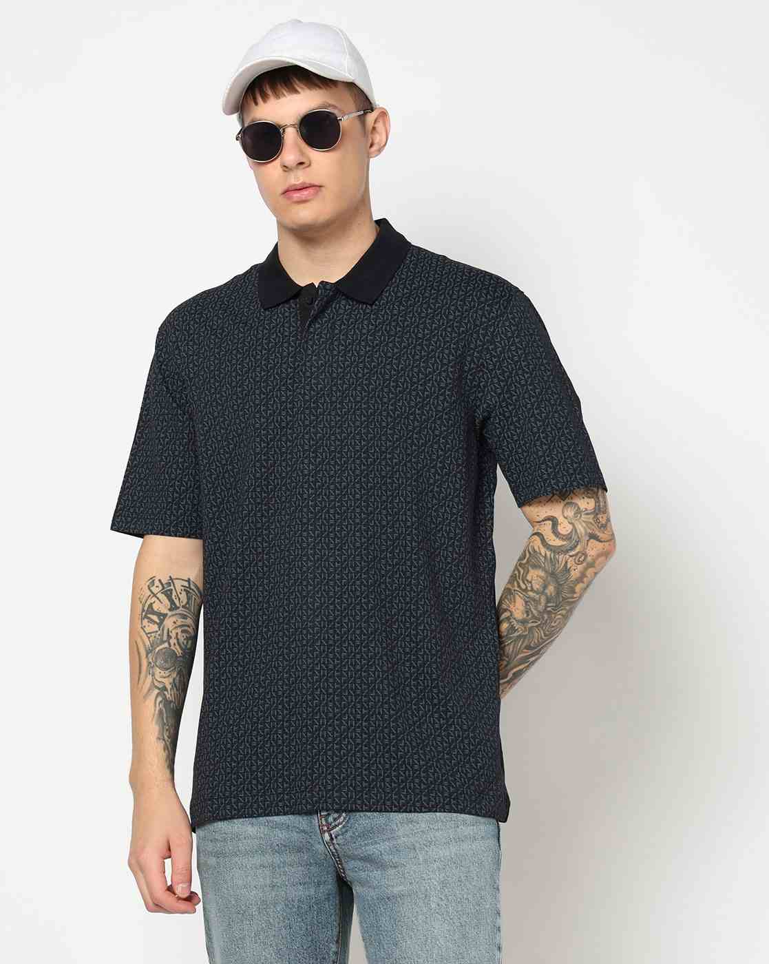 Mini pattern Regular Fit POLO SHIRT