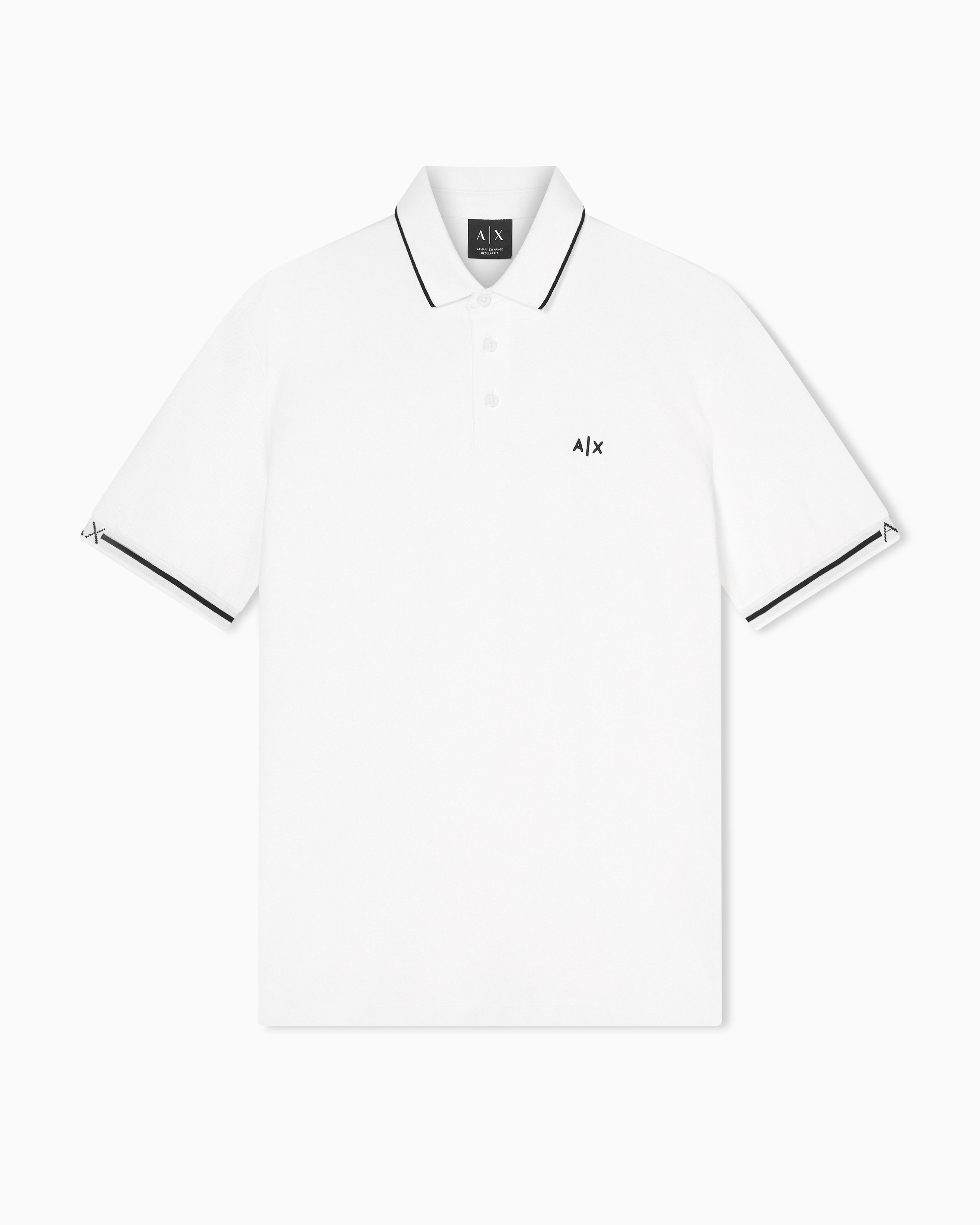 Men's White One Block Down POLO SHIRT