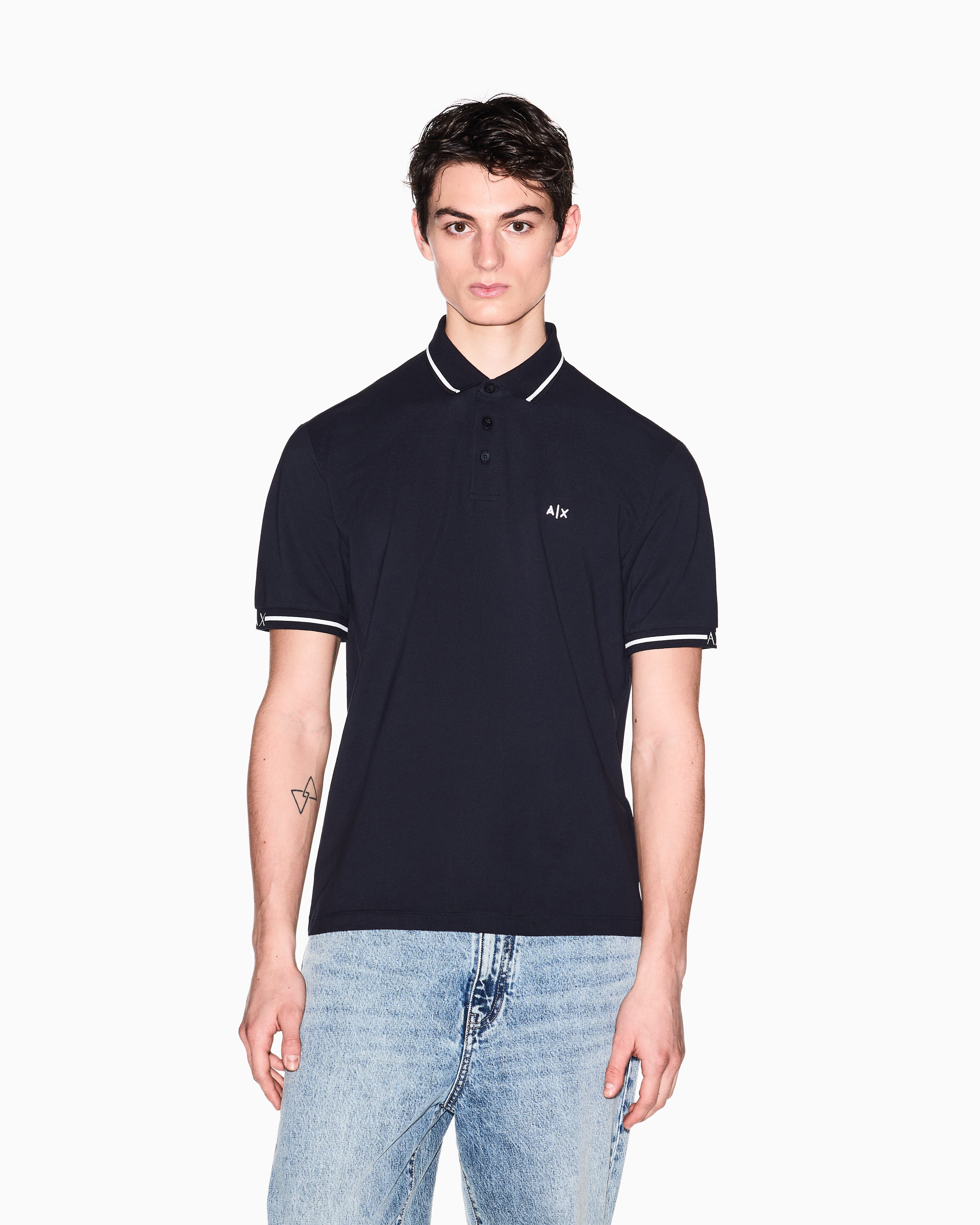 Men's Blue One Block Down POLO SHIRT