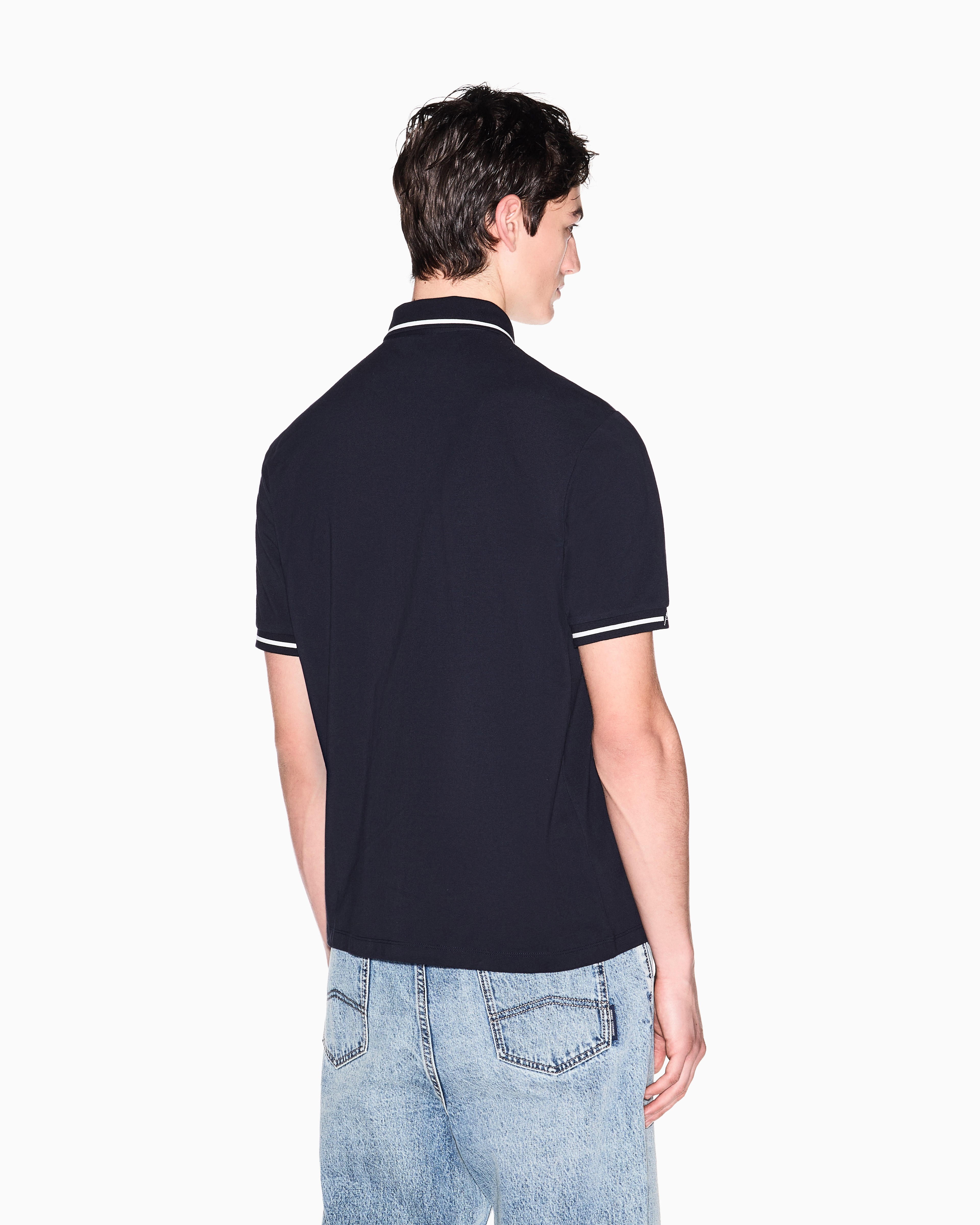 Men's Blue One Block Down POLO SHIRT