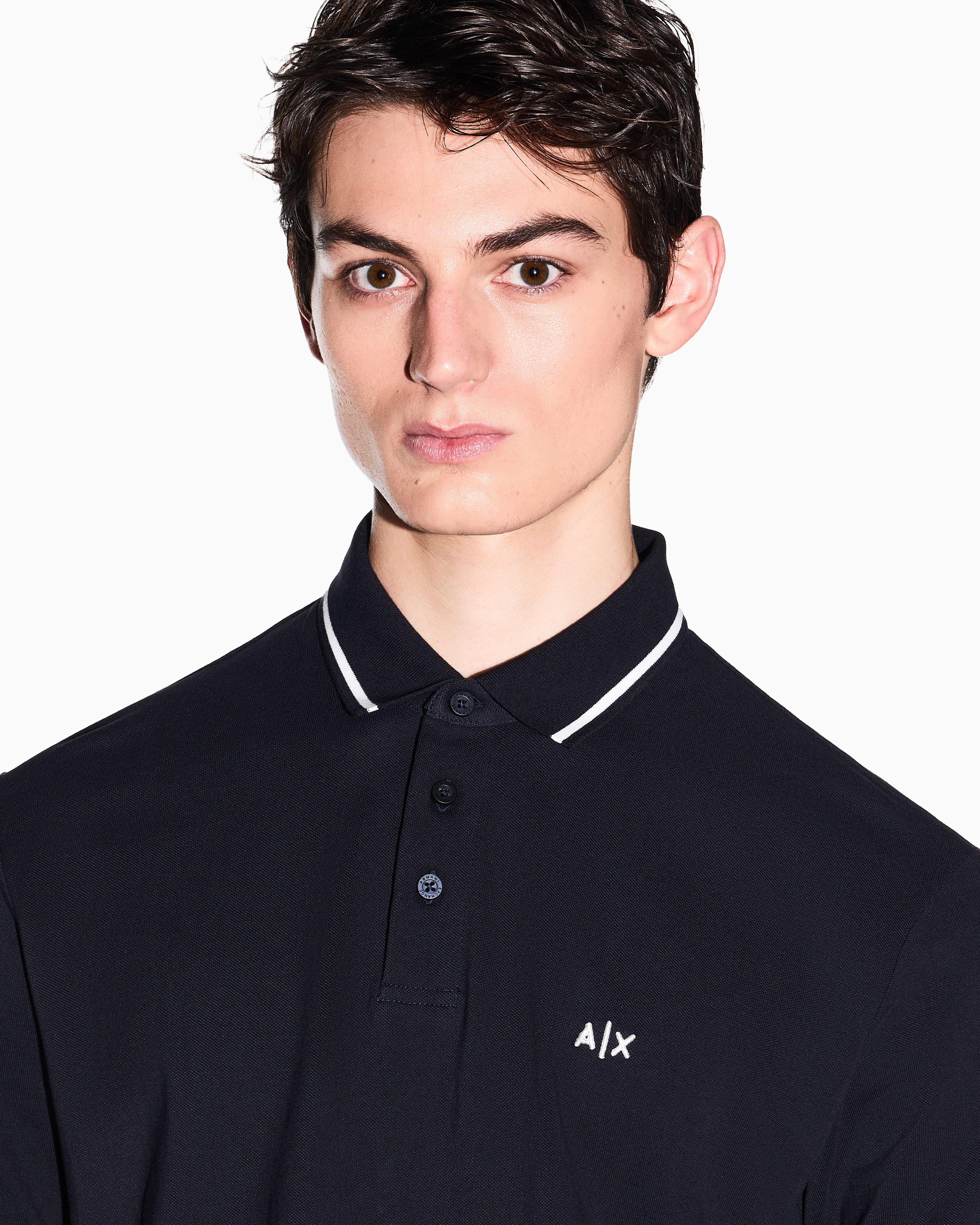 Men's Blue One Block Down POLO SHIRT
