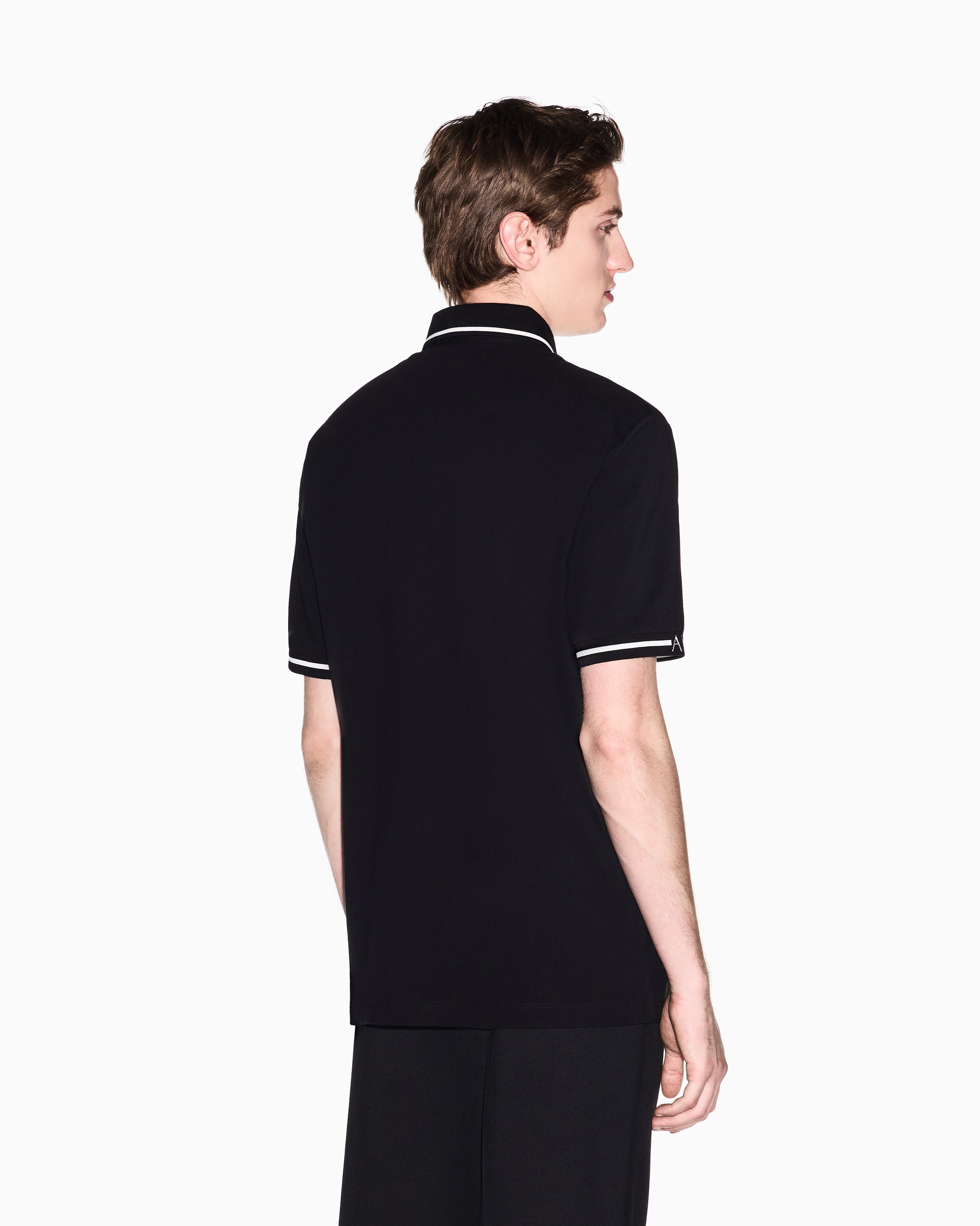 Men's Black One Block Down POLO SHIRT