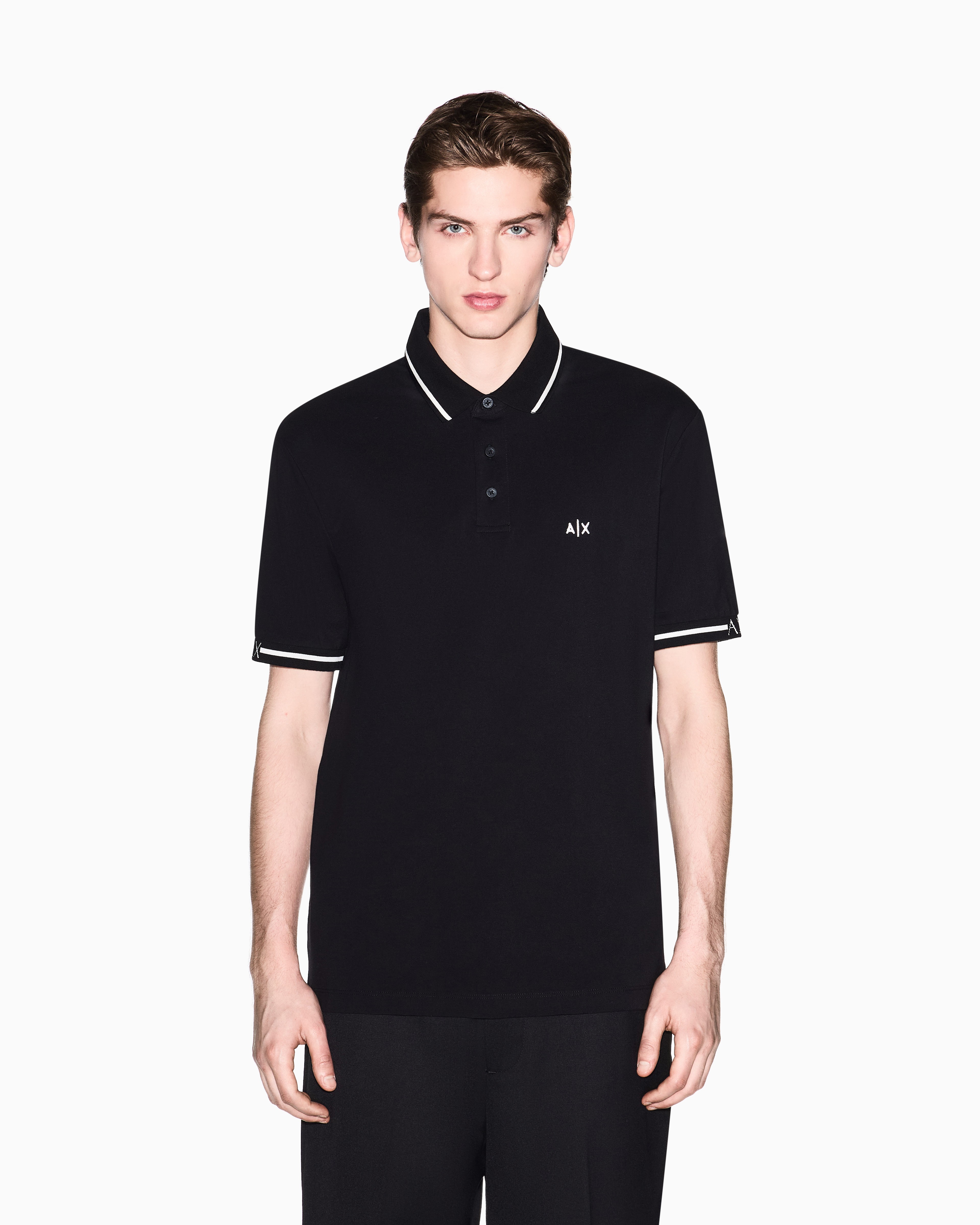 Men's Black One Block Down POLO SHIRT
