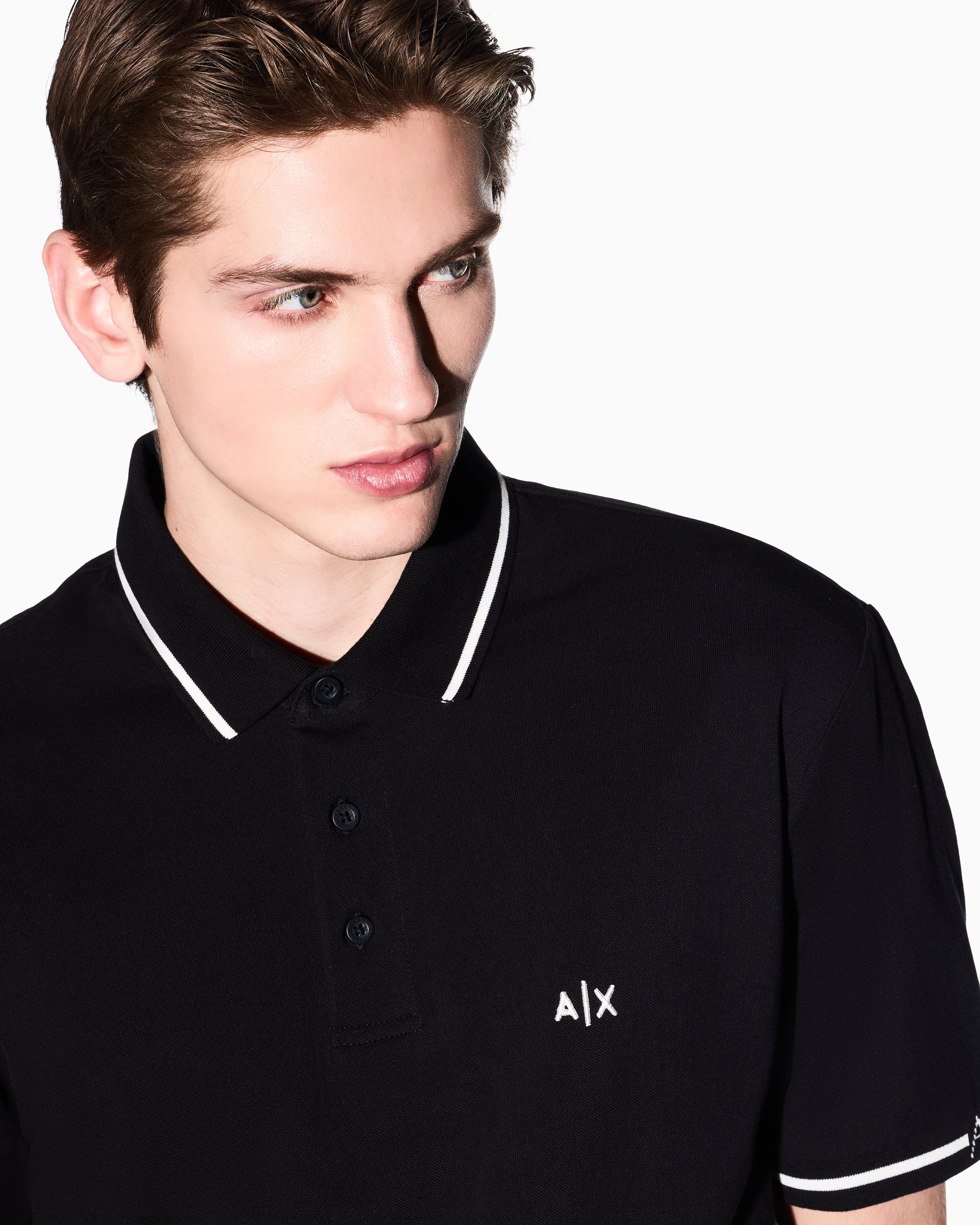 Men's Black One Block Down POLO SHIRT
