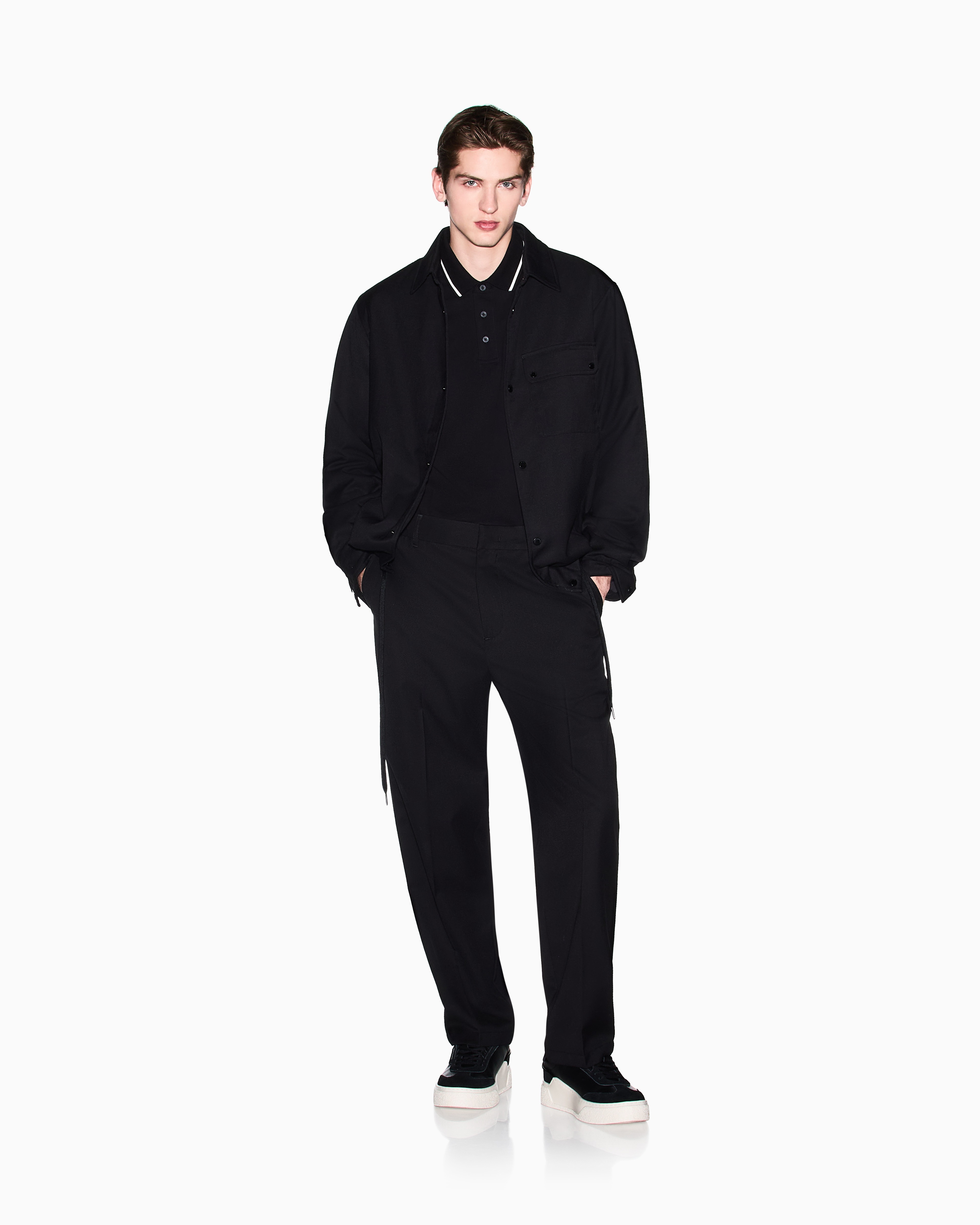 Men's Black One Block Down POLO SHIRT