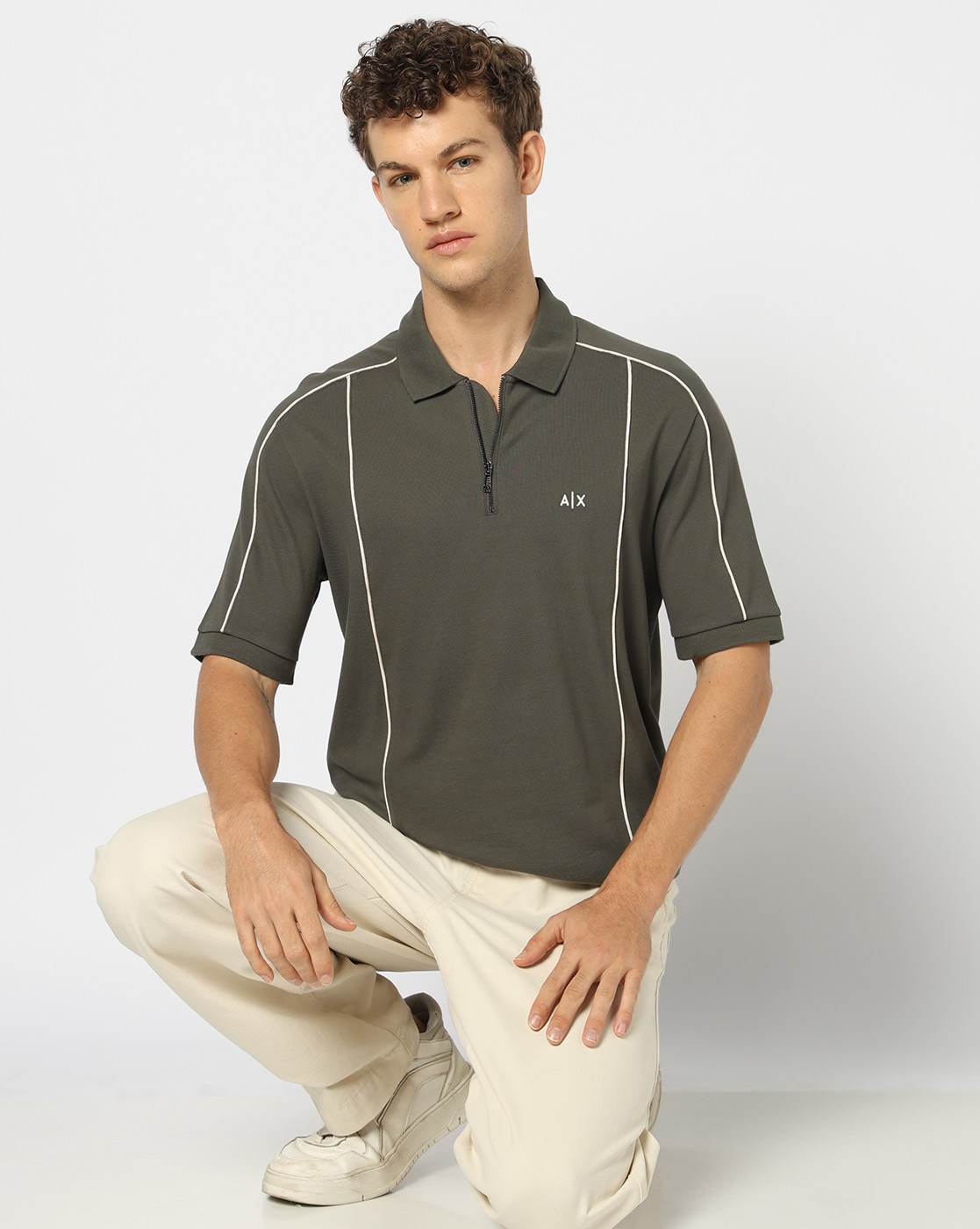 Piping Sportswear Regular Fit POLO SHIRT