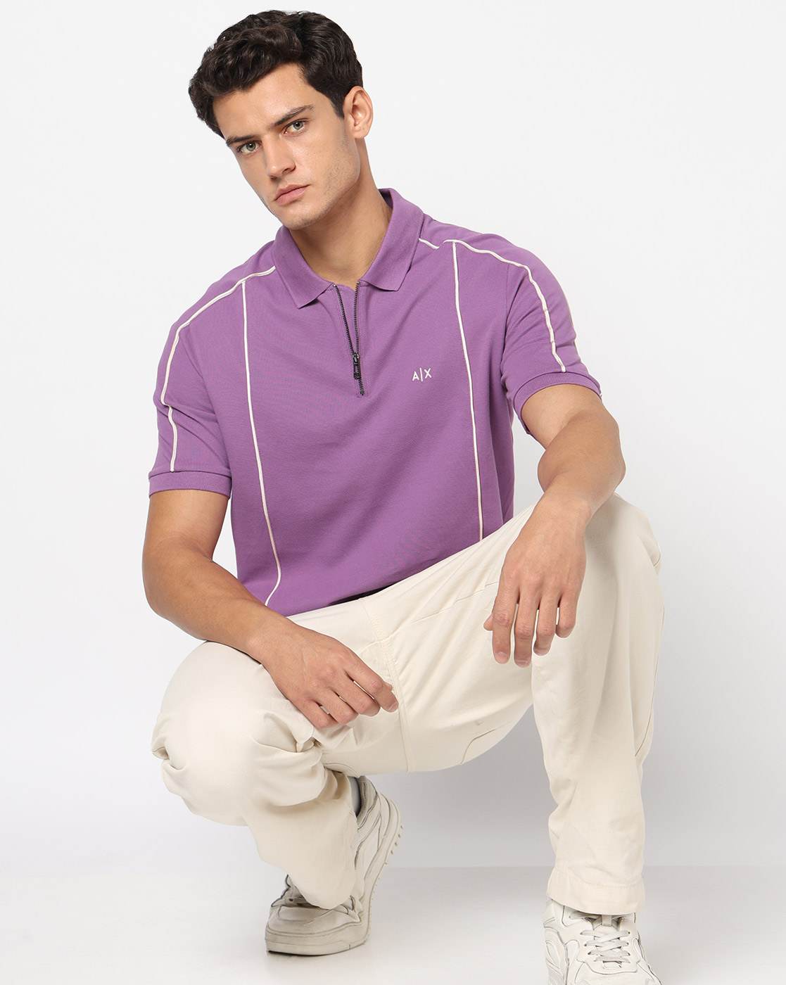Piping Sportswear Regular Fit POLO SHIRT