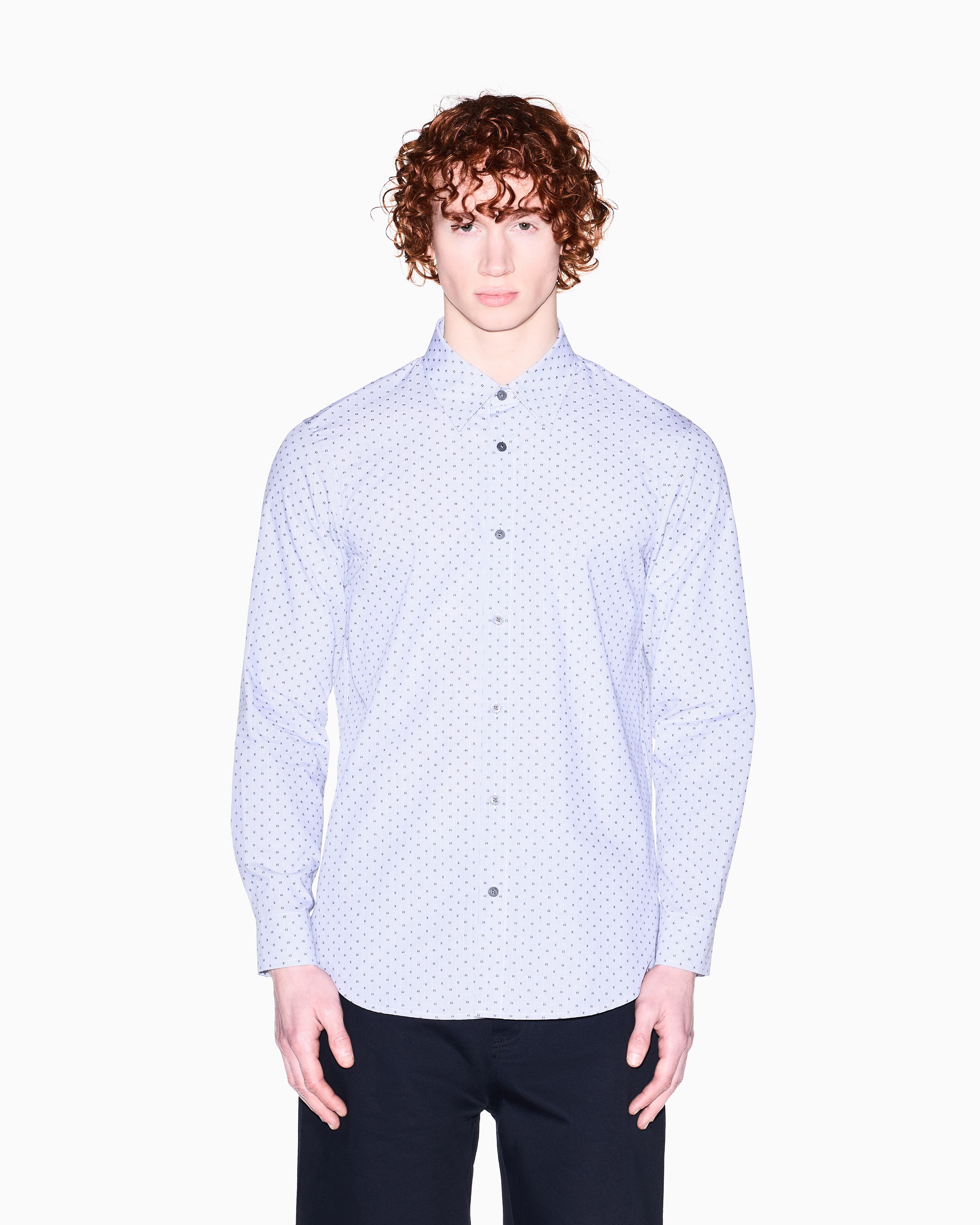 Men's White Midtown Block SHIRT
