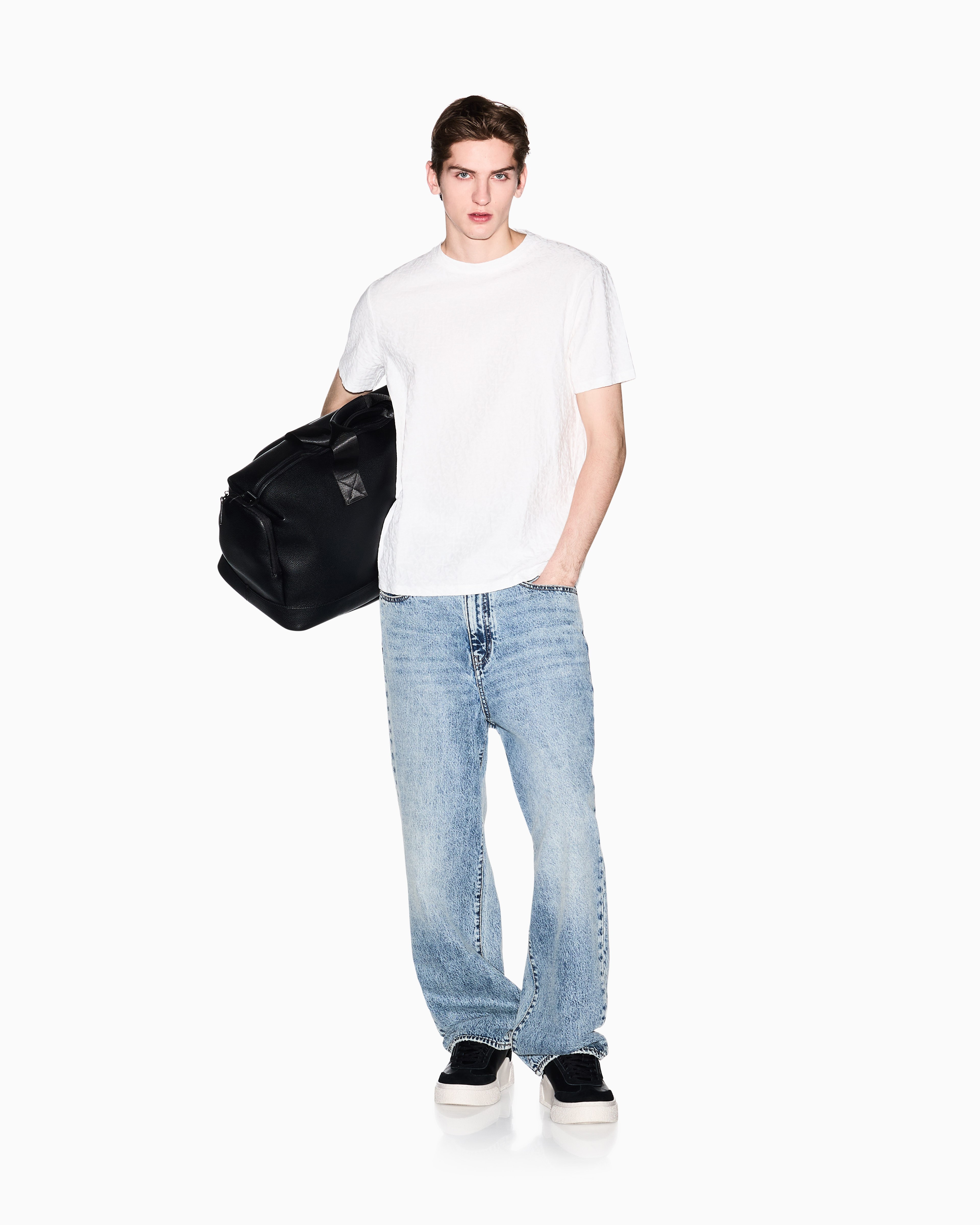 Jacquard Logo Slim Fit T-SHIRT