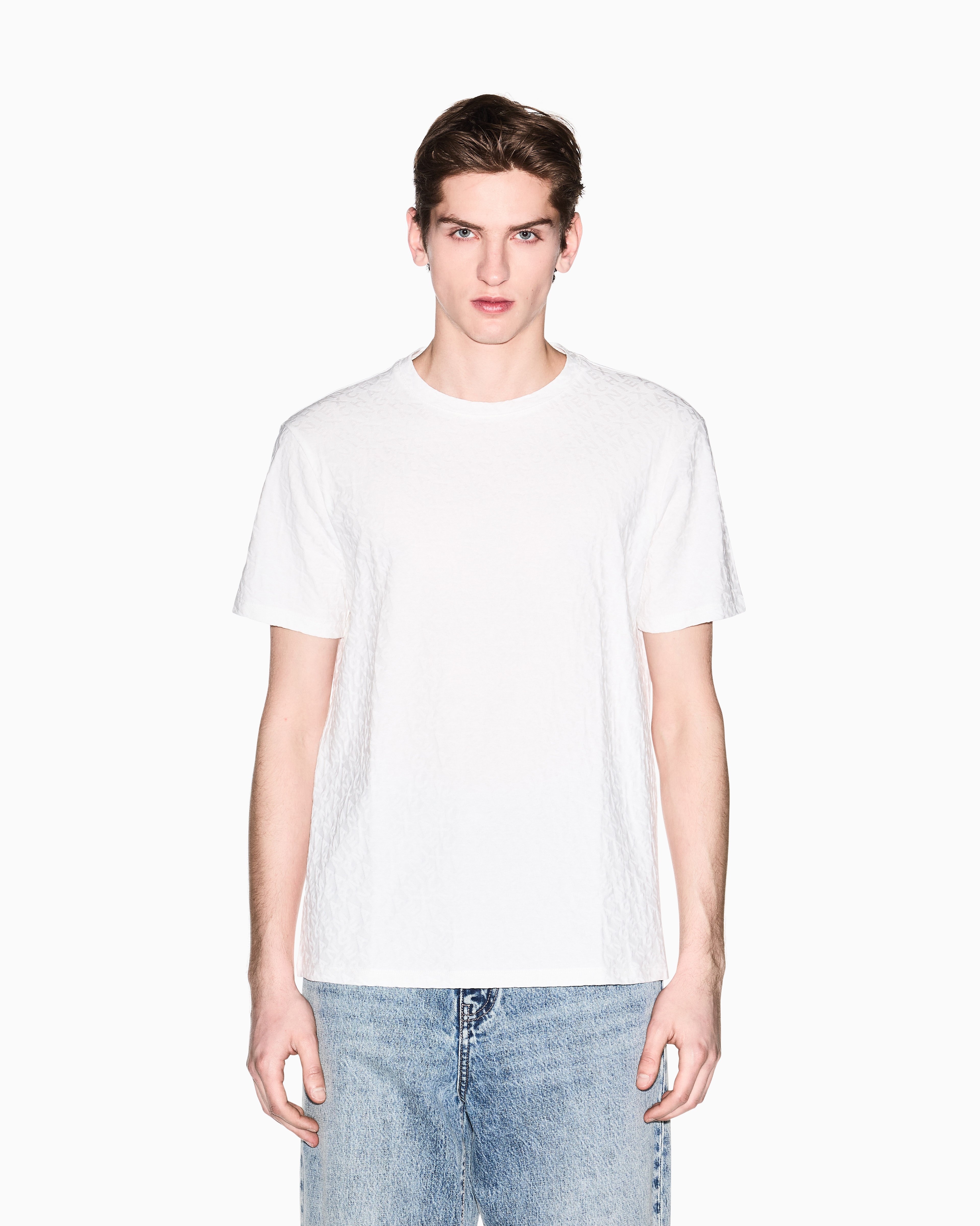 Jacquard Logo Slim Fit T-SHIRT