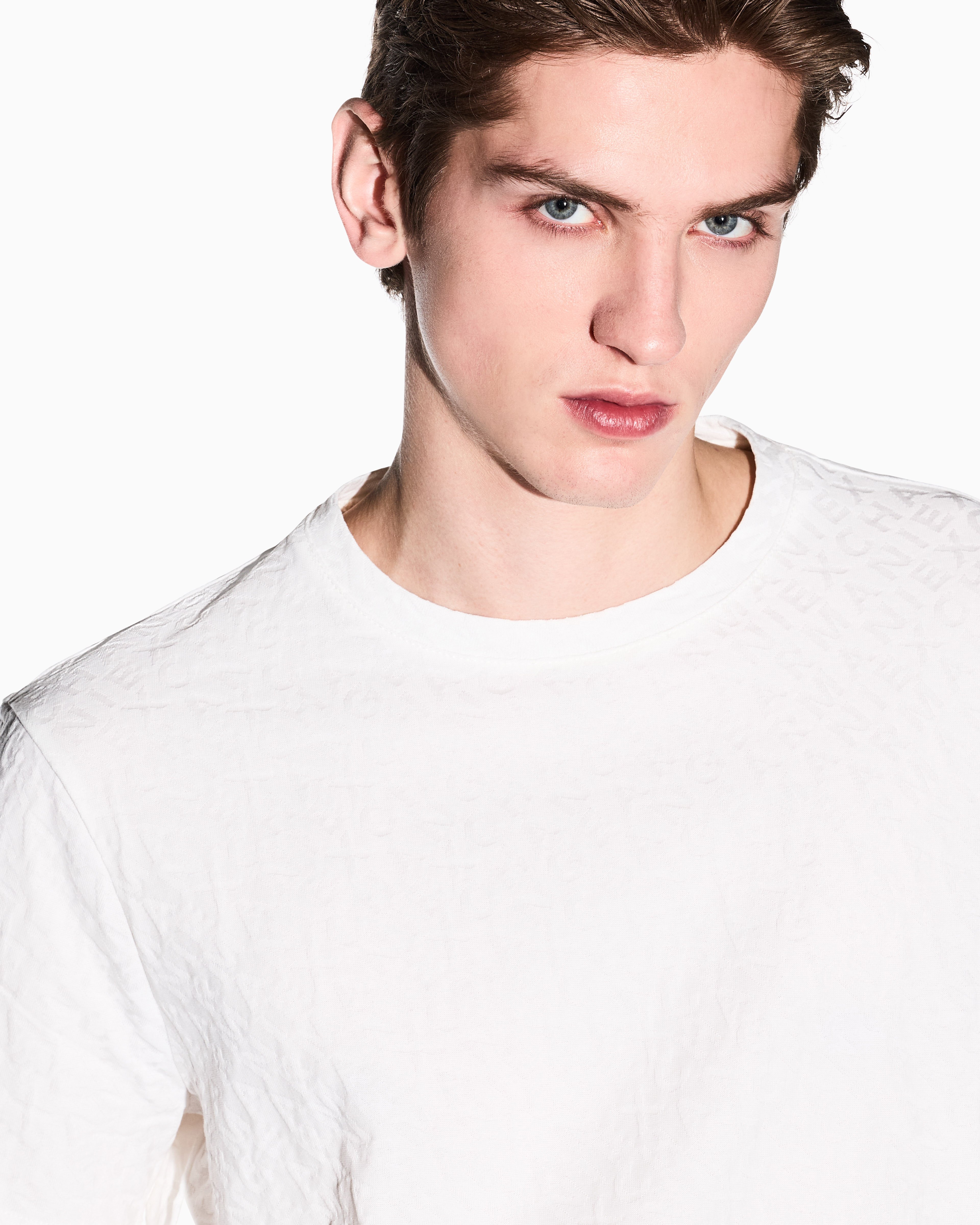 Jacquard Logo Slim Fit T-SHIRT