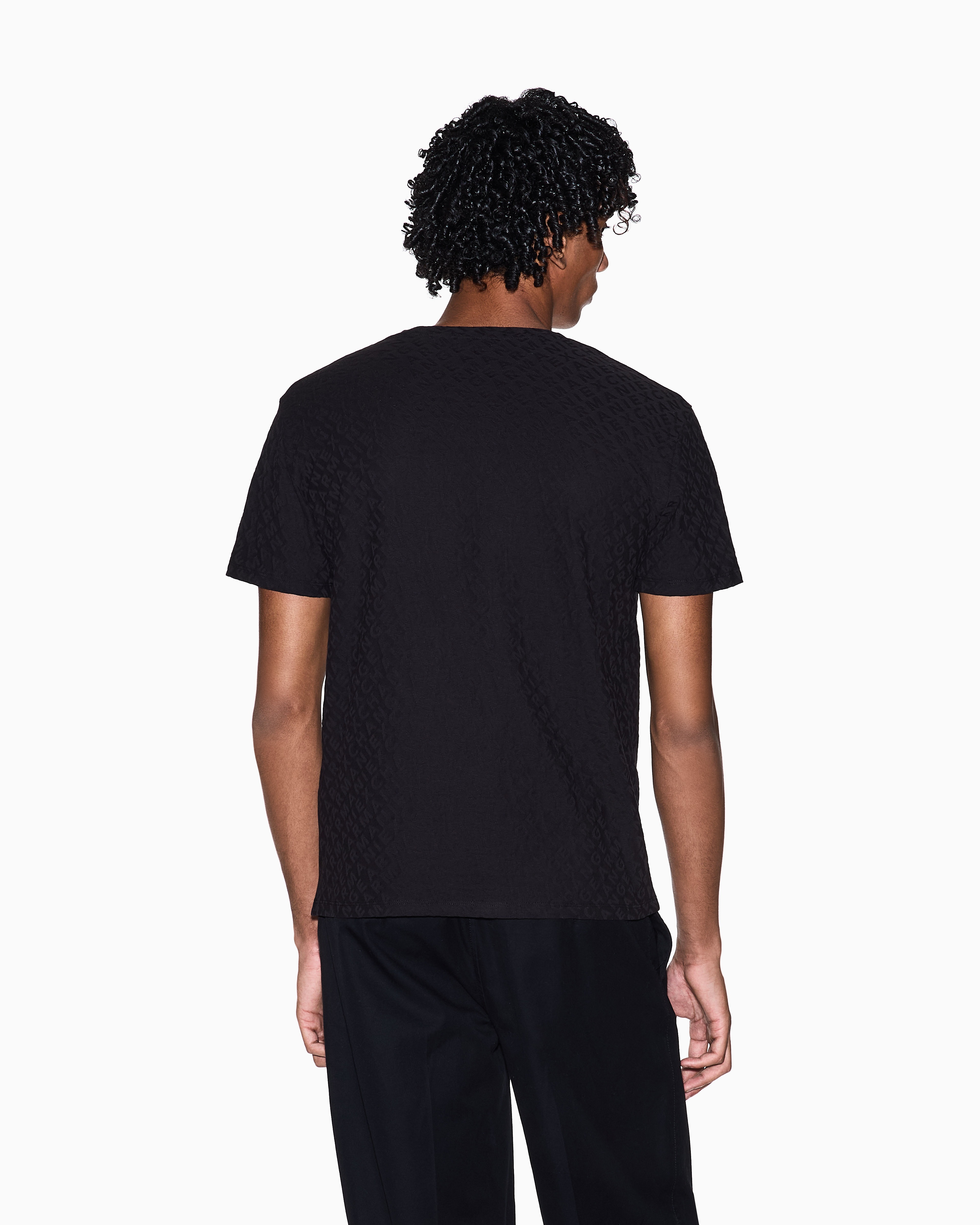 Jacquard Logo Slim Fit T-SHIRT
