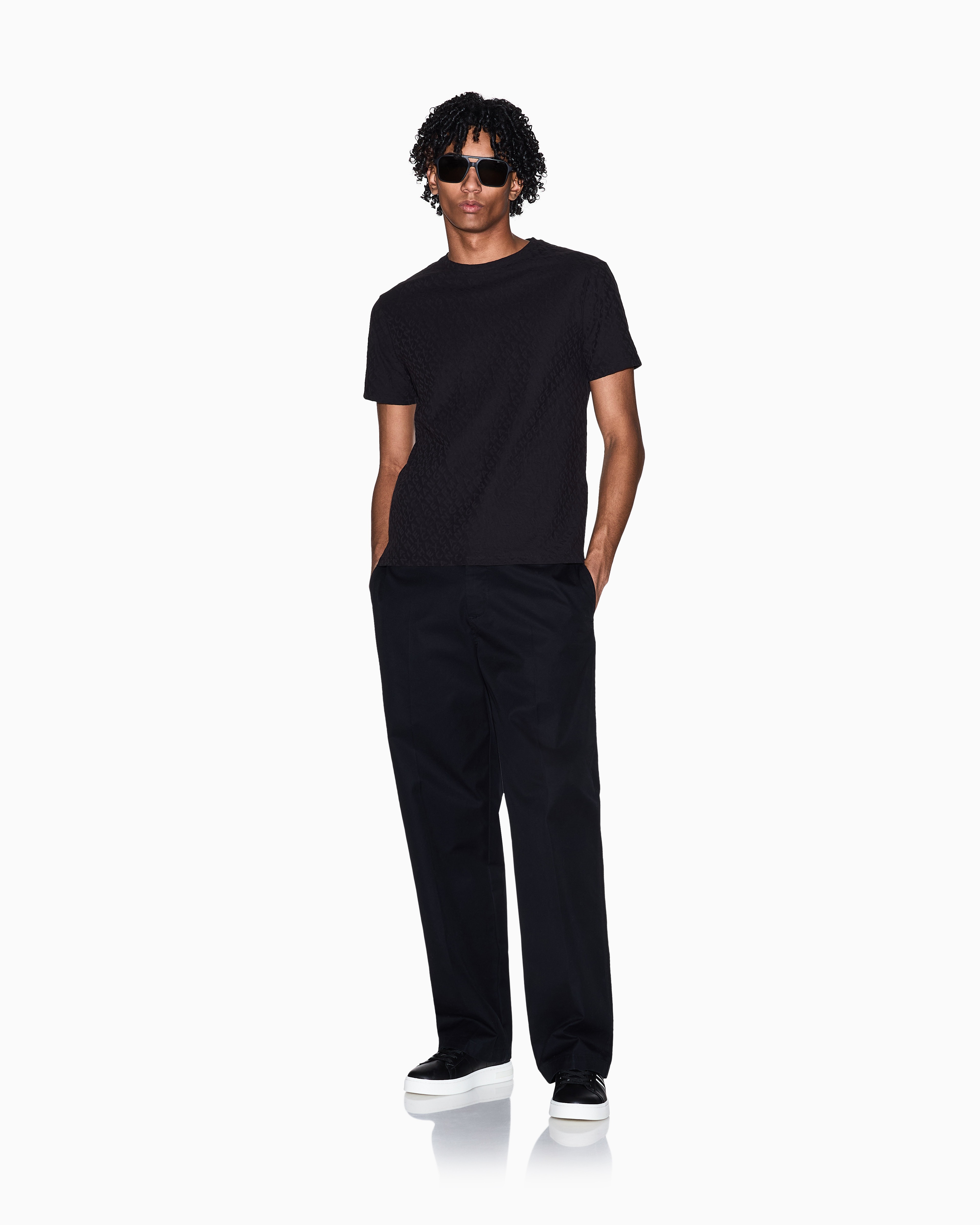 Jacquard Logo Slim Fit T-SHIRT