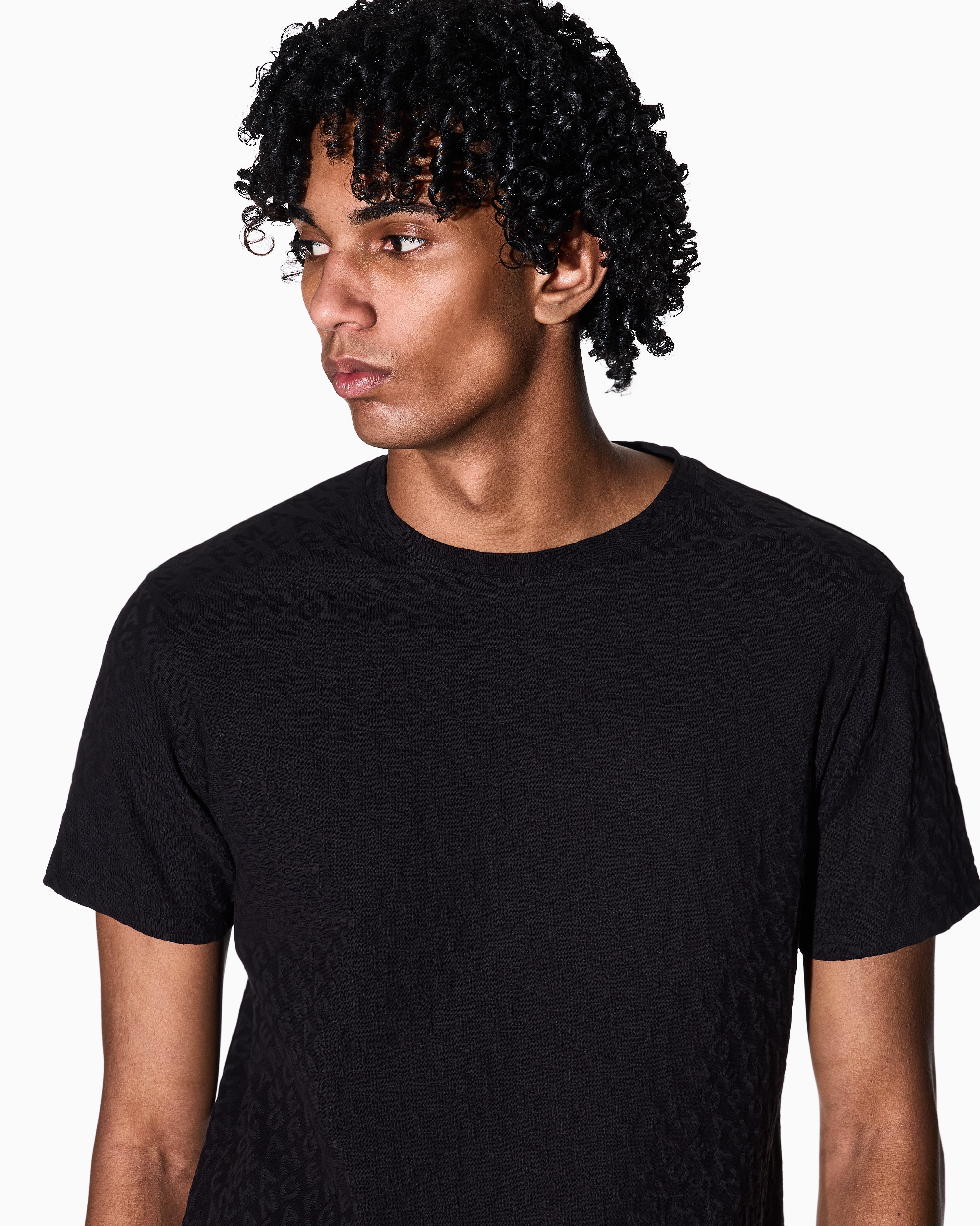 Jacquard Logo Slim Fit T-SHIRT