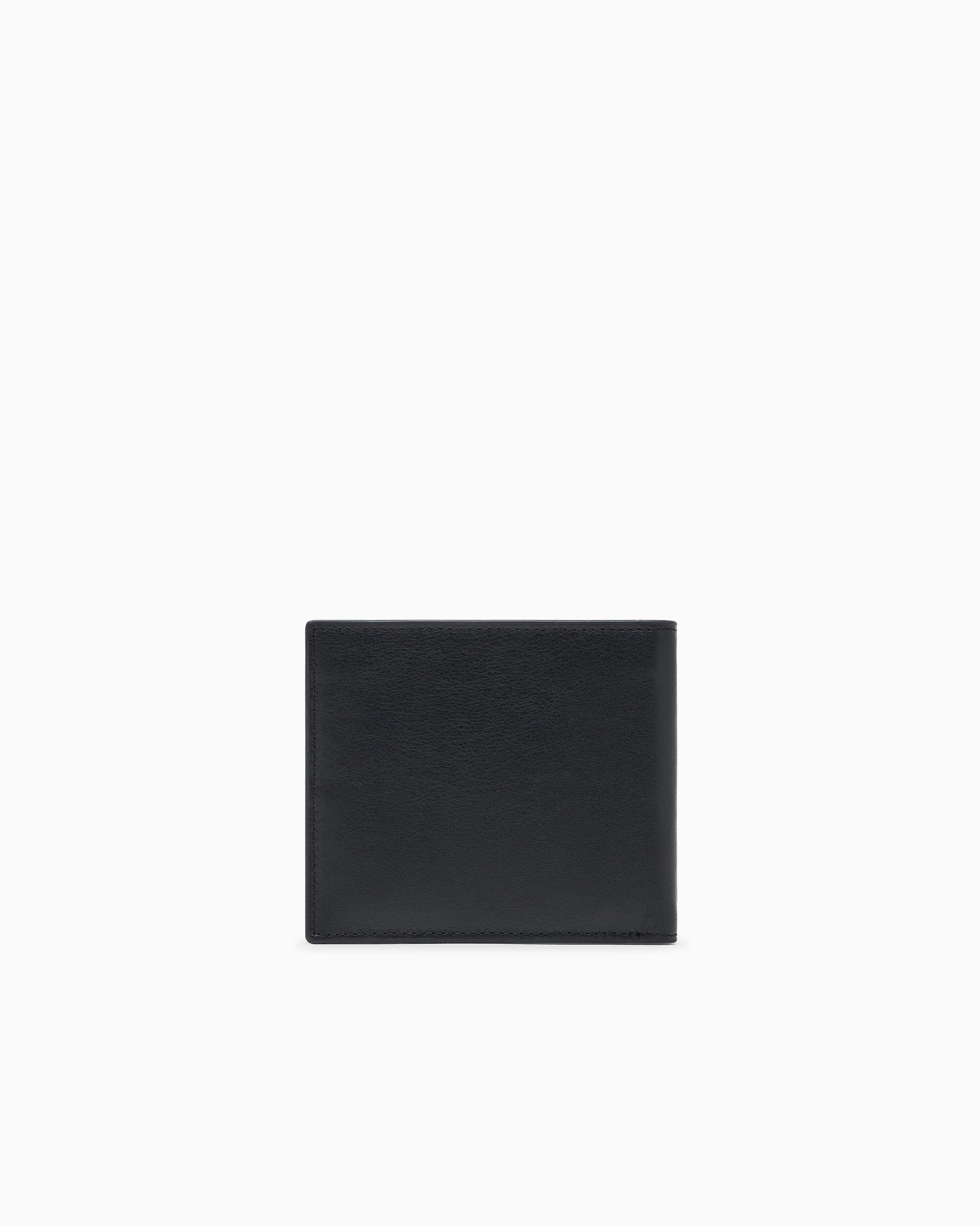 Men's Black Plain Leather Wallet