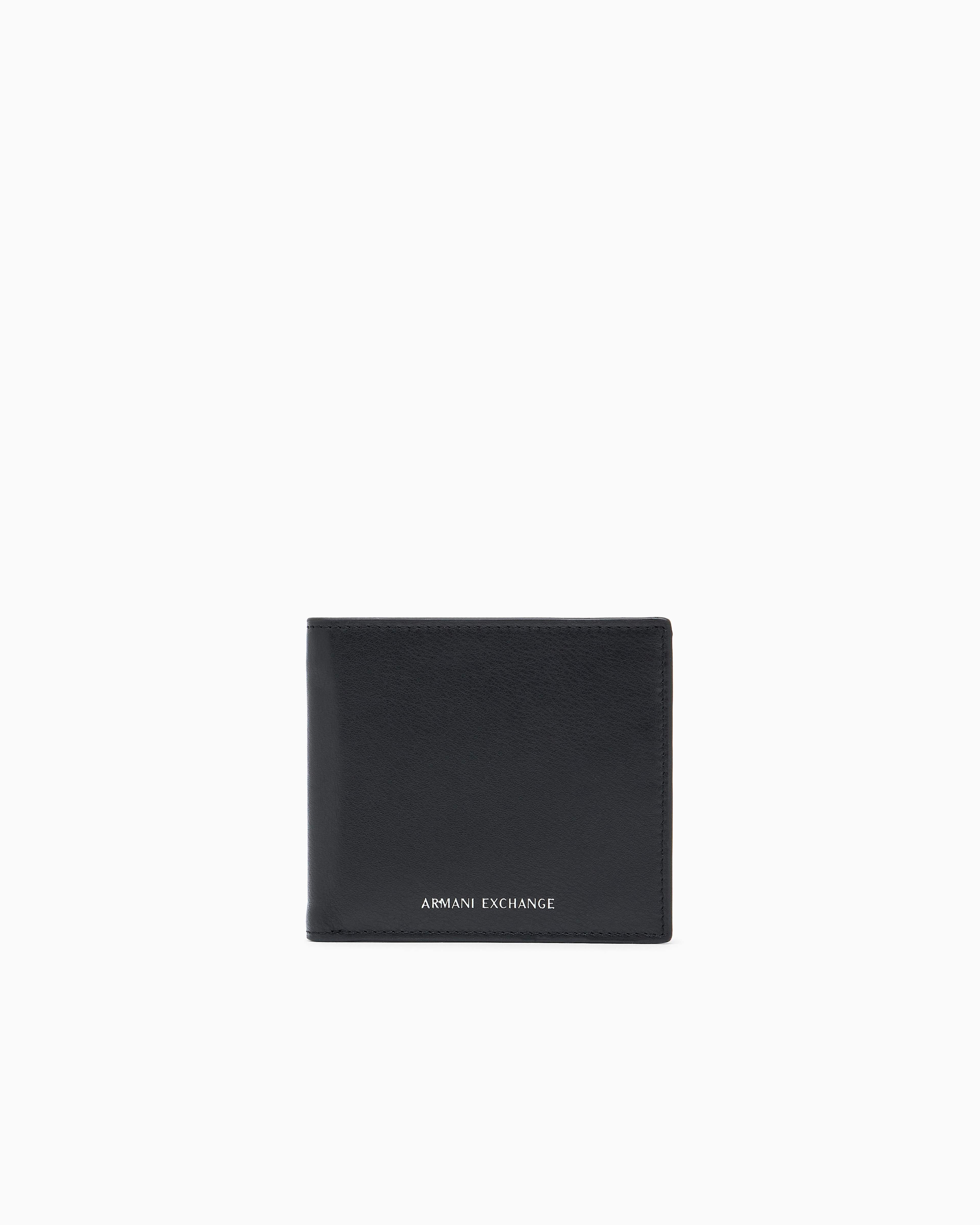 Men's Black Plain Leather Wallet