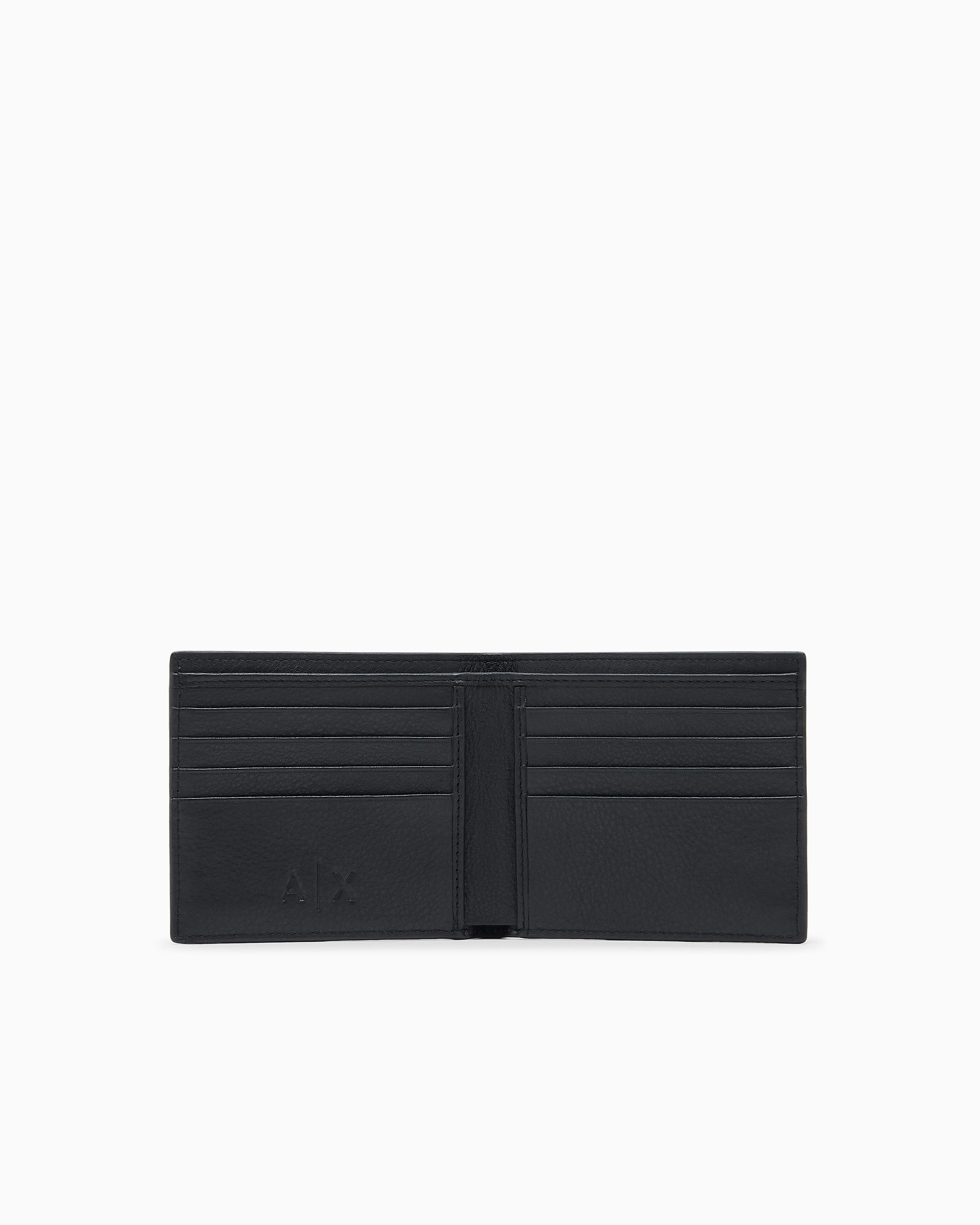 Men's Black Plain Leather Wallet