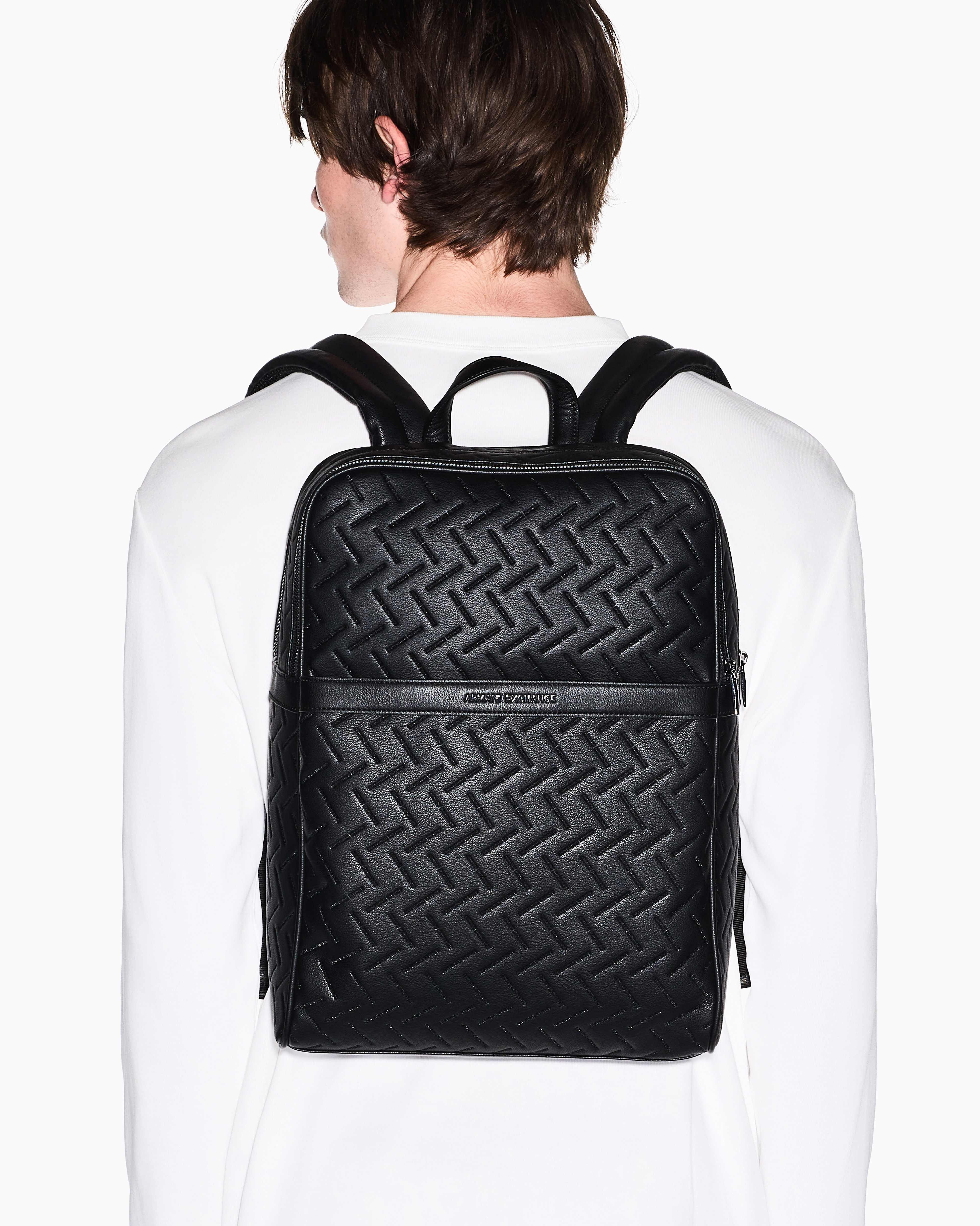 Men's Black Ginevra Backpack
