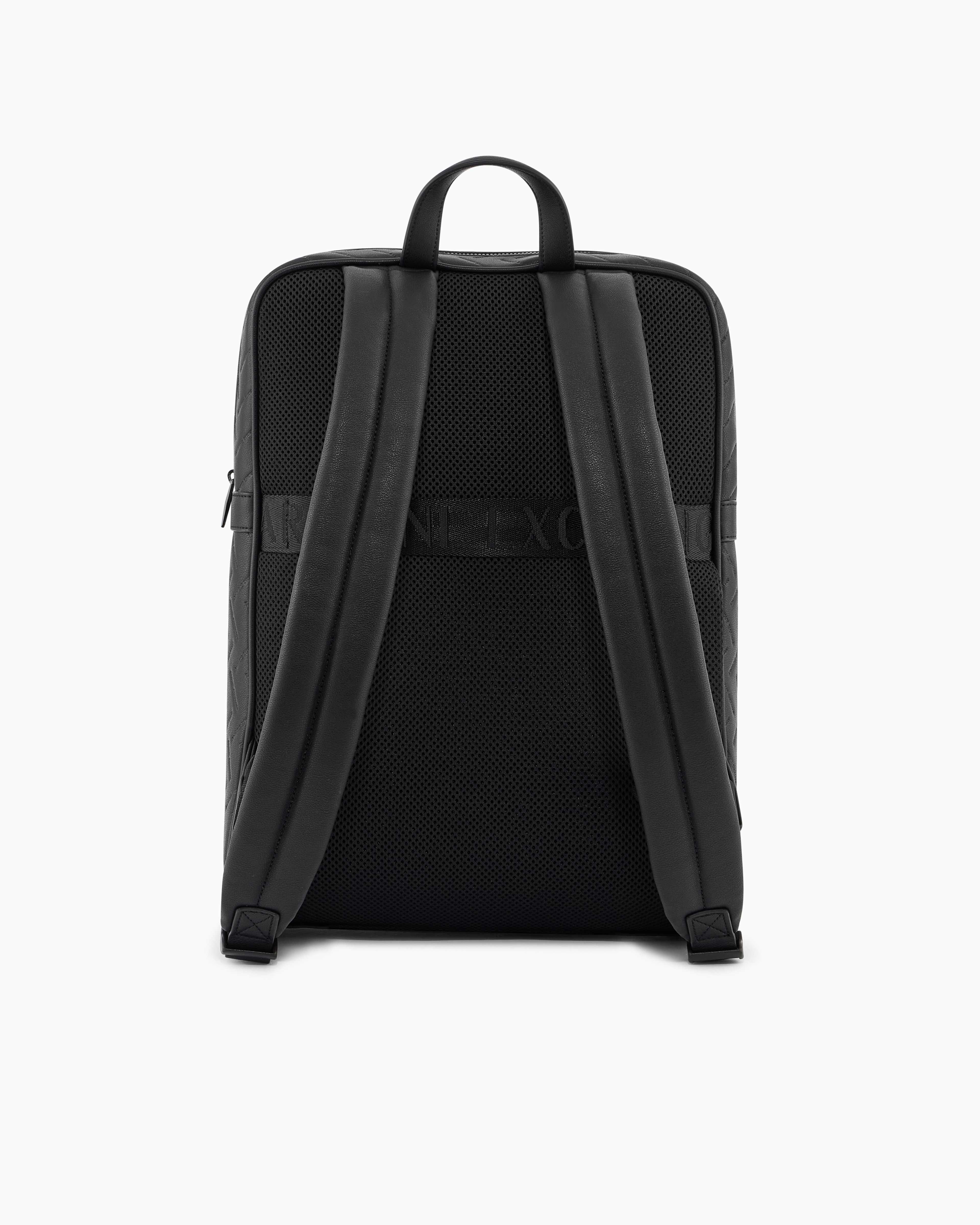 Men's Black Ginevra Backpack