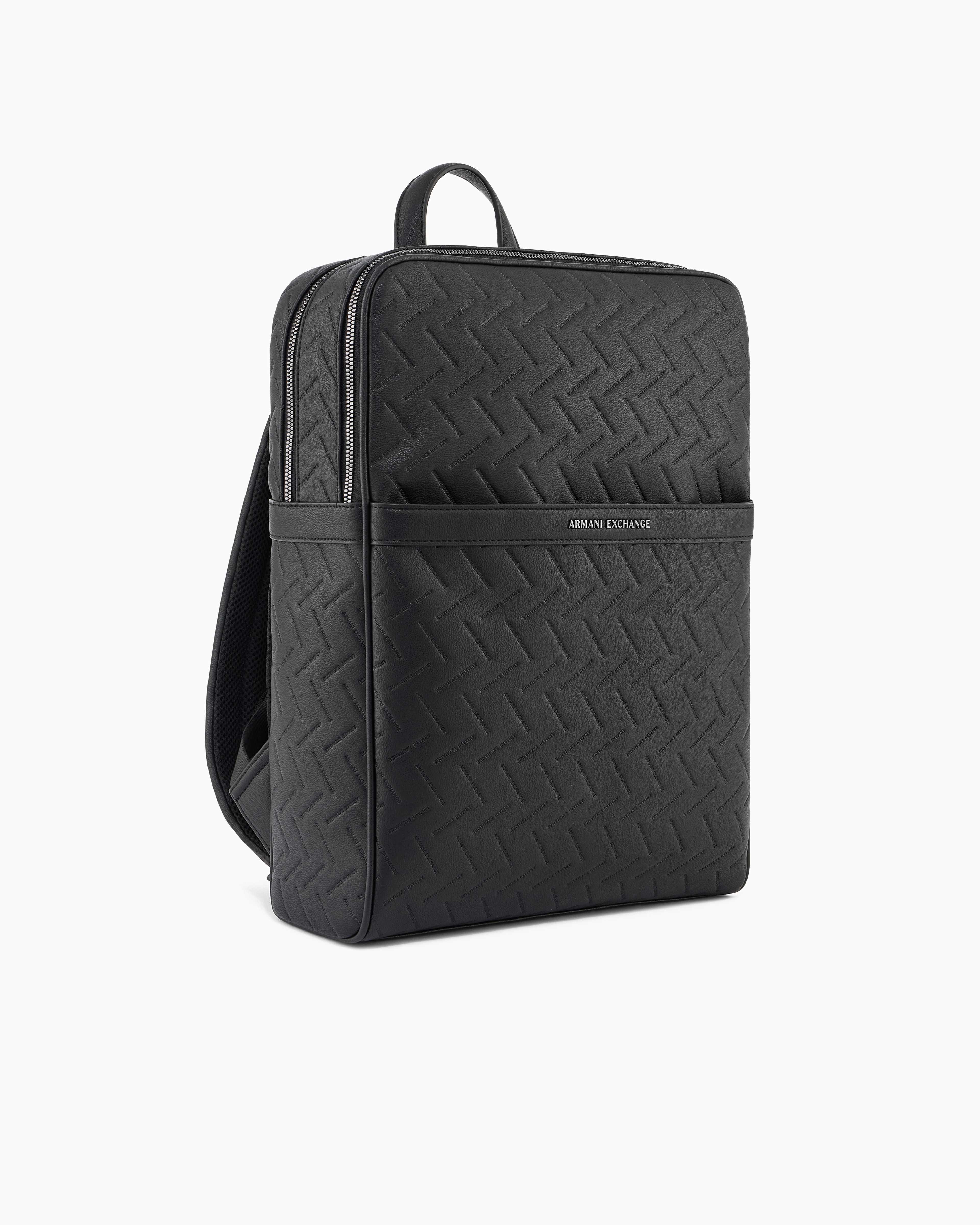 Men's Black Ginevra Backpack