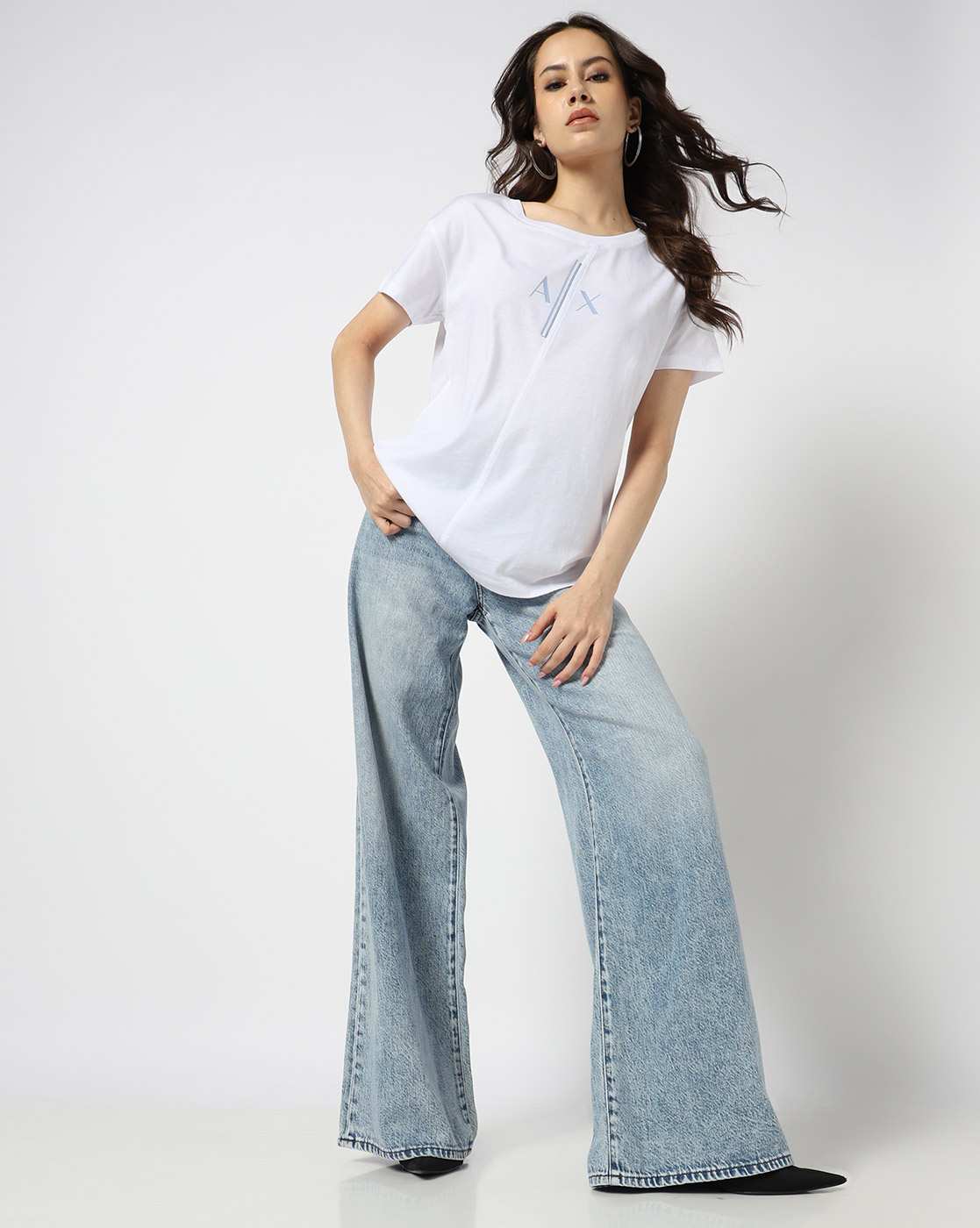 Resort Stripes Boyfriend Fit T-SHIRT