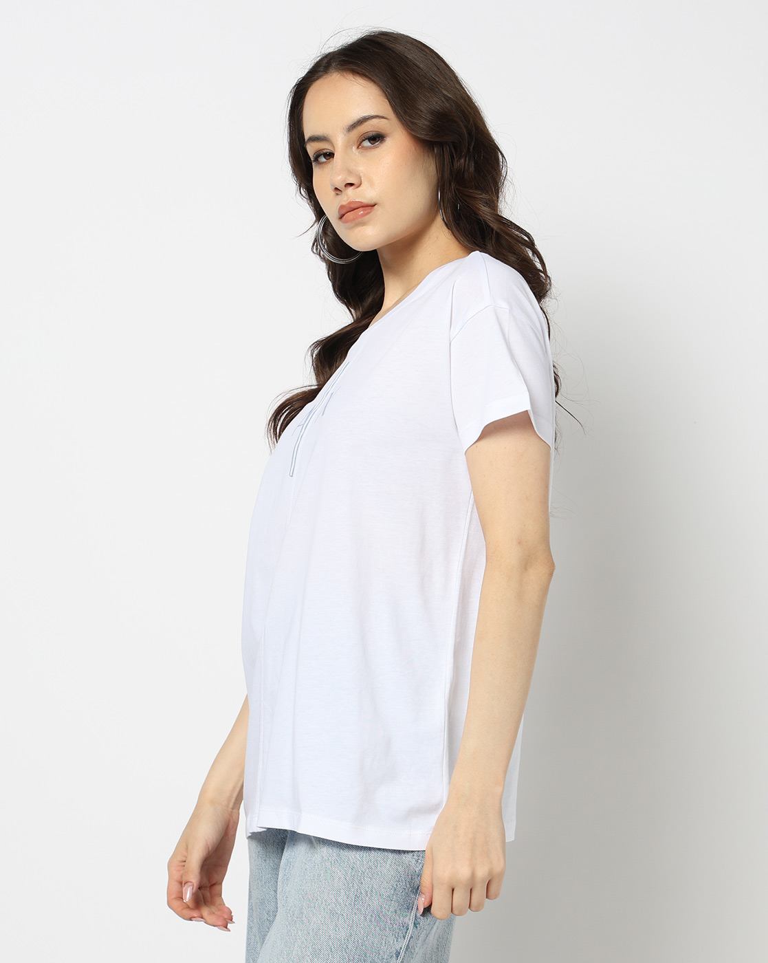 Resort Stripes Boyfriend Fit T-SHIRT