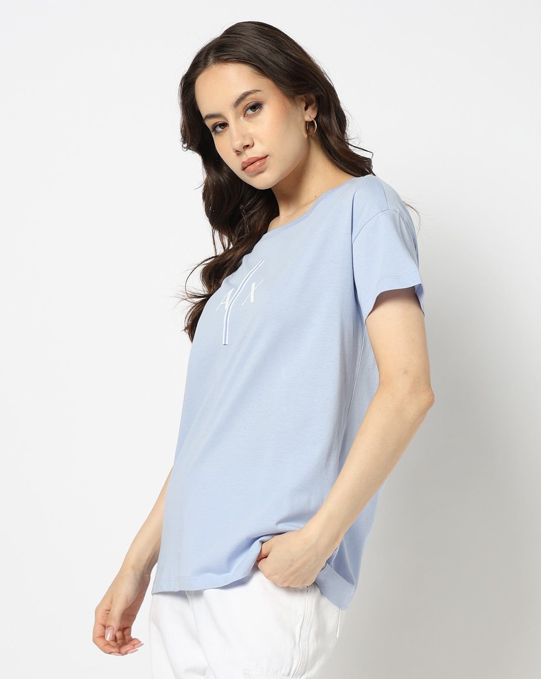 Resort Stripes Boyfriend Fit T-SHIRT