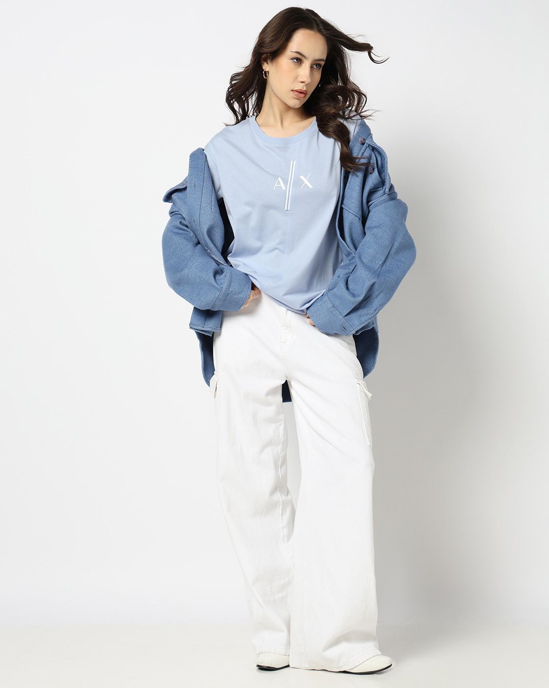 Resort Stripes Boyfriend Fit T-SHIRT