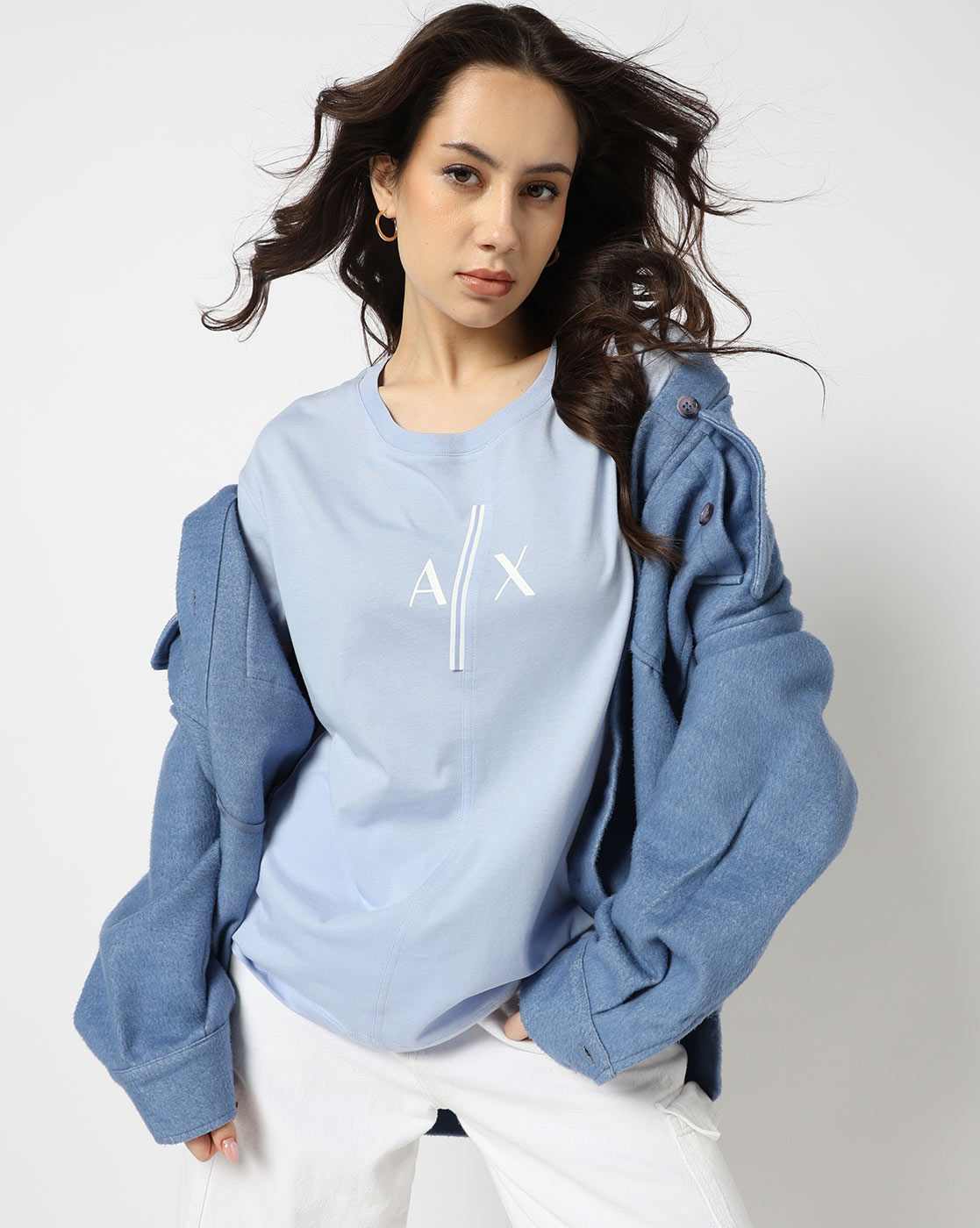 Resort Stripes Boyfriend Fit T-SHIRT