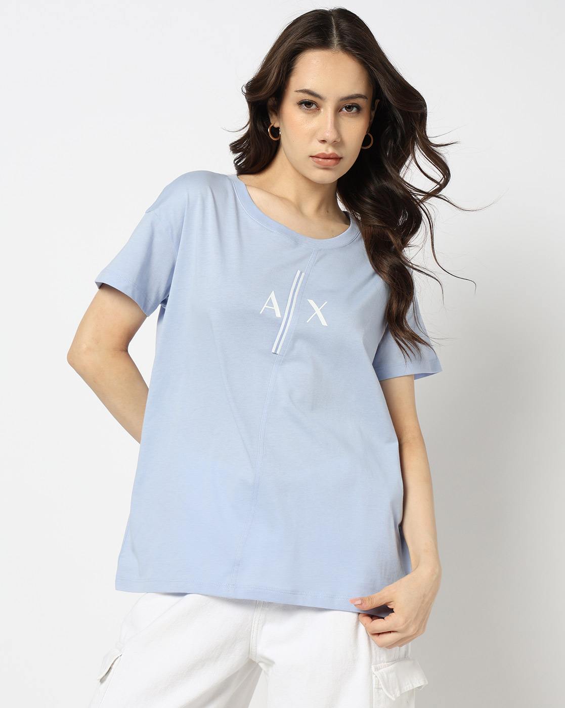 Resort Stripes Boyfriend Fit T-SHIRT