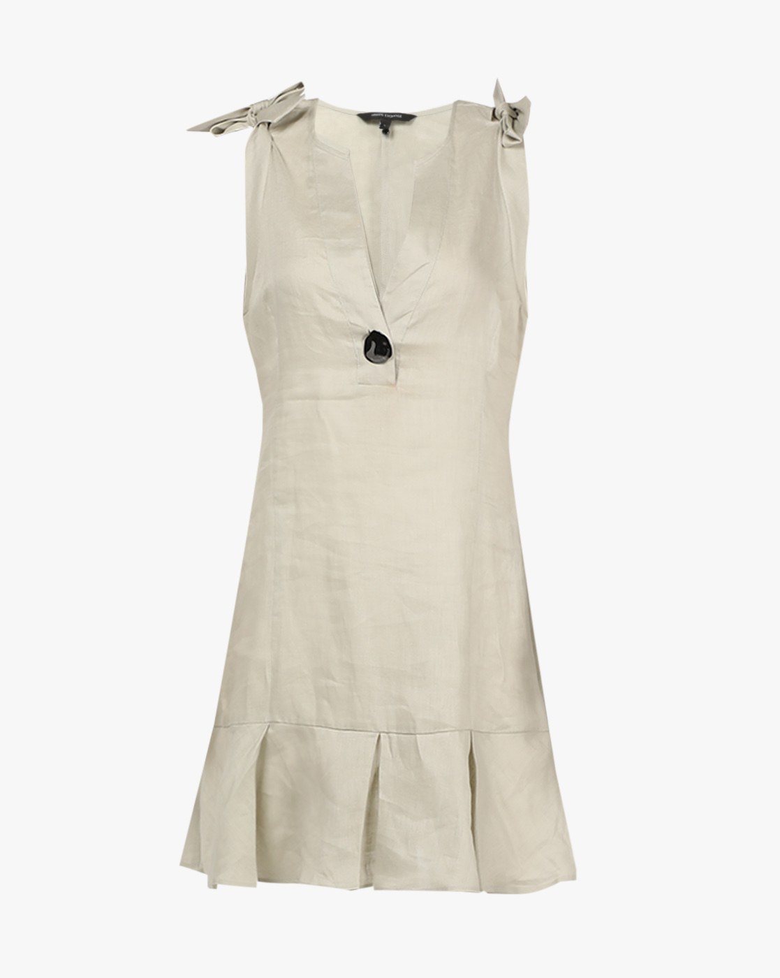 Linen Popeline Fit and Flare Fit DRESS