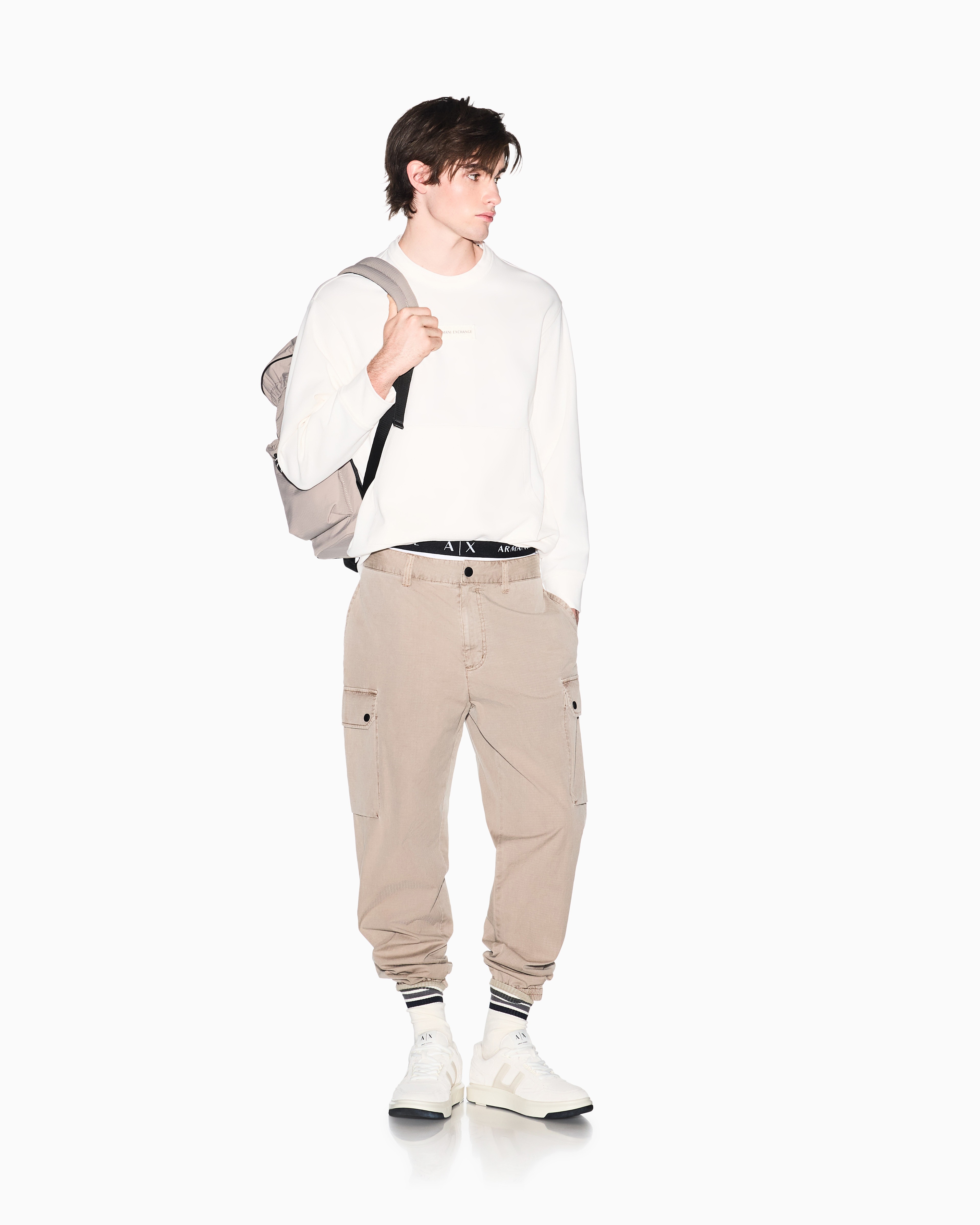 White Edition Regular + Fit SWEATSHIRT