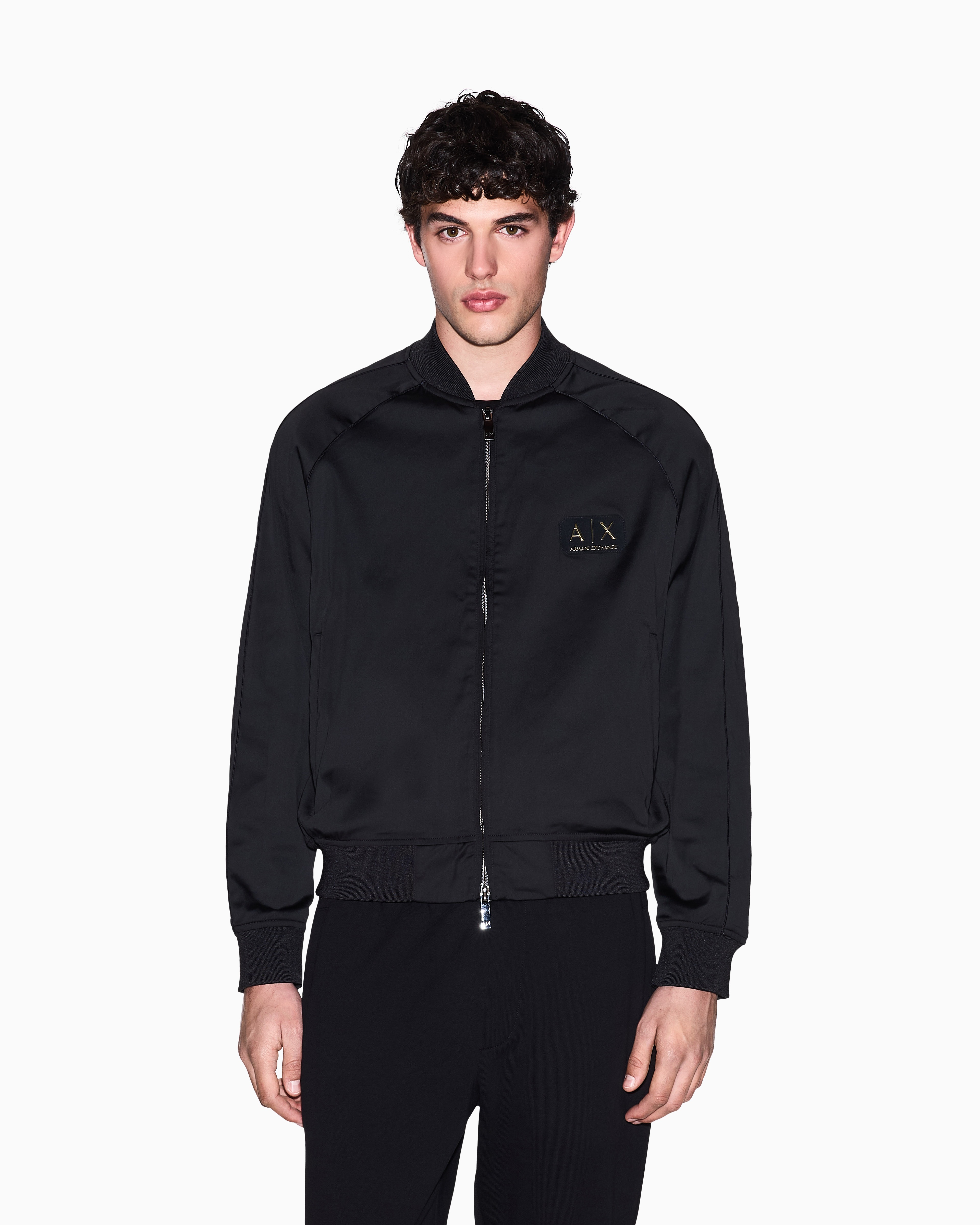 Black & Gold Regular + Fit BLOUSON JACKET