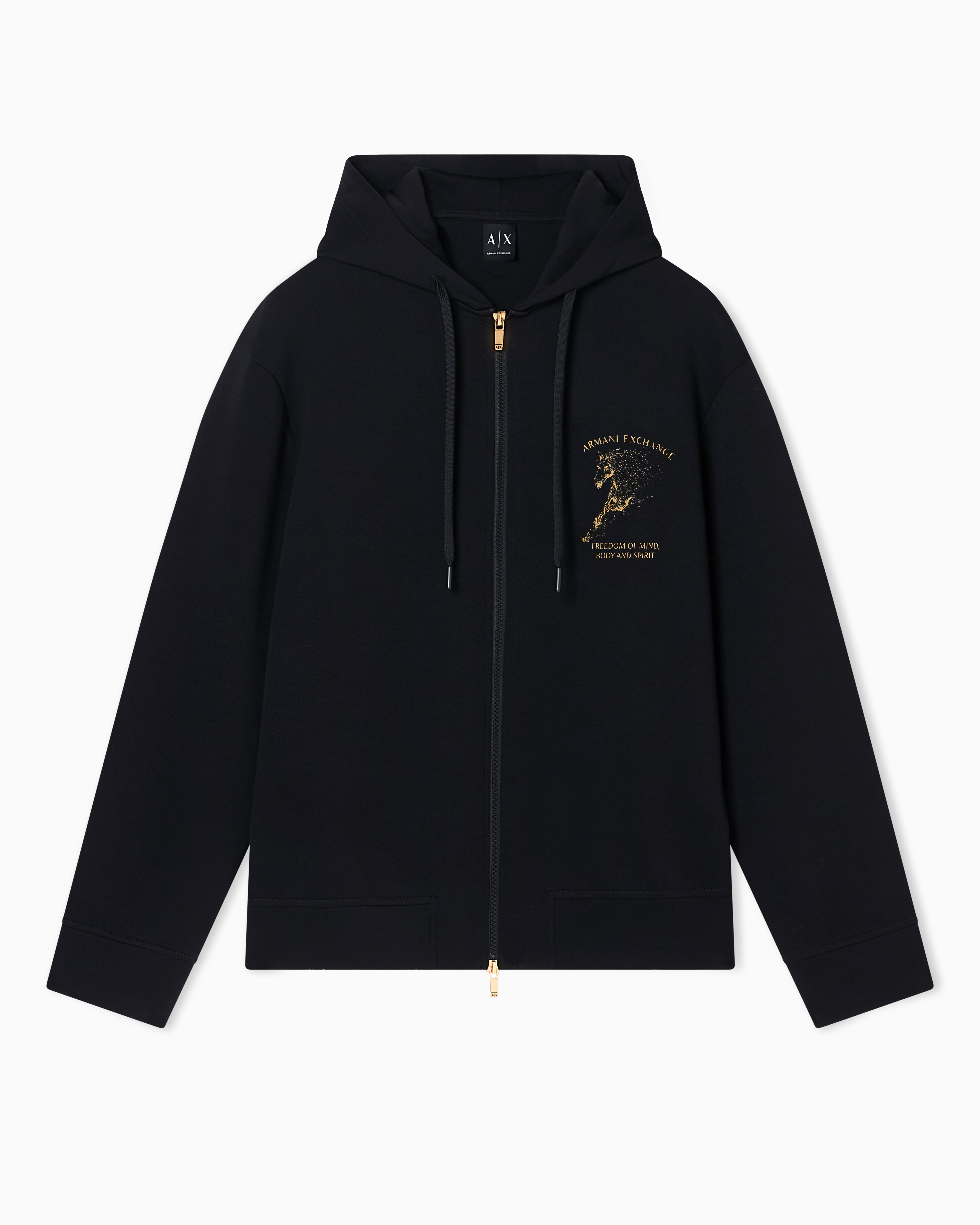 Zipper Armani Exchange Hoodies Mens $130 Armani Exchange Men's