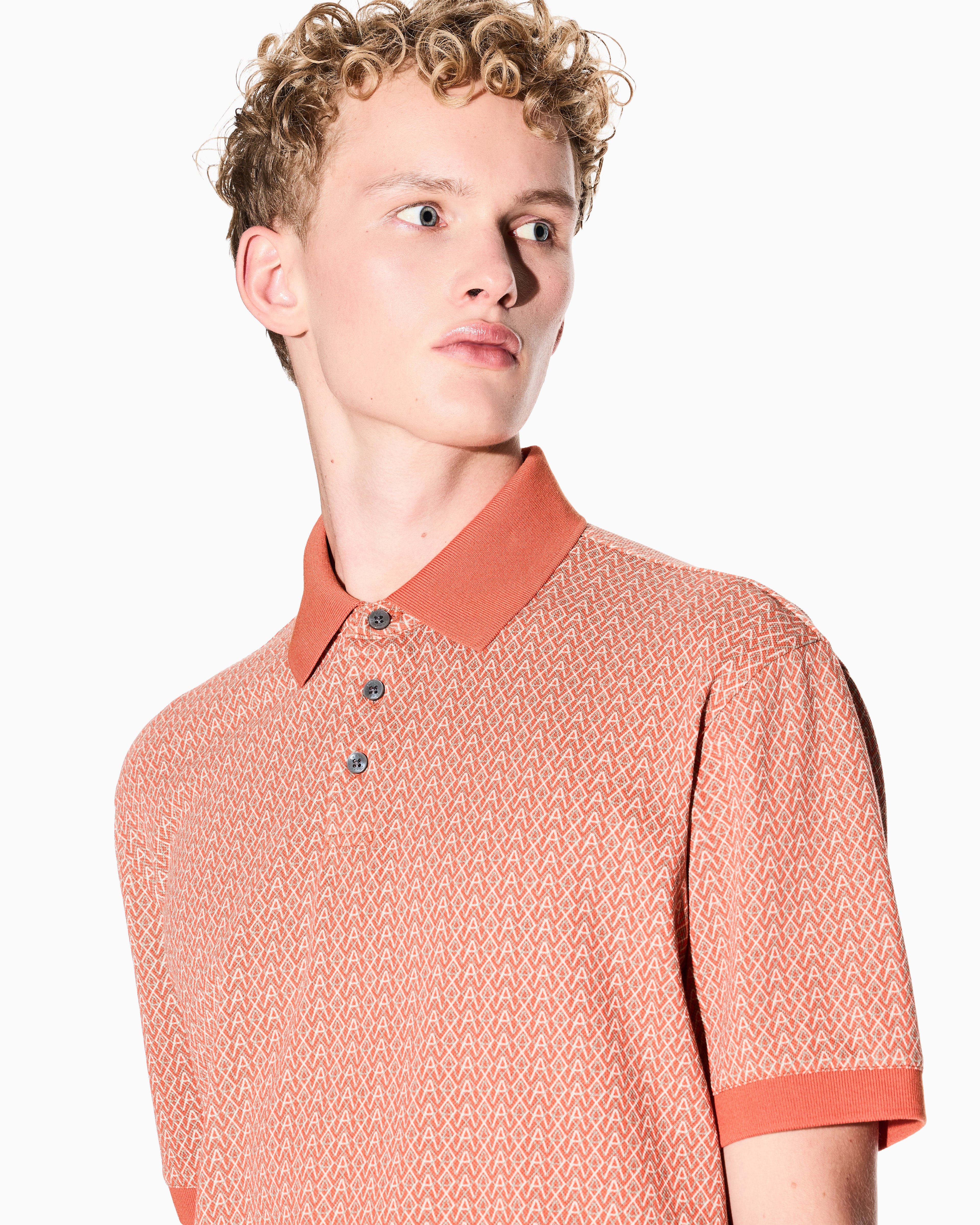 Allover Logo Regular Fit POLO SHIRT