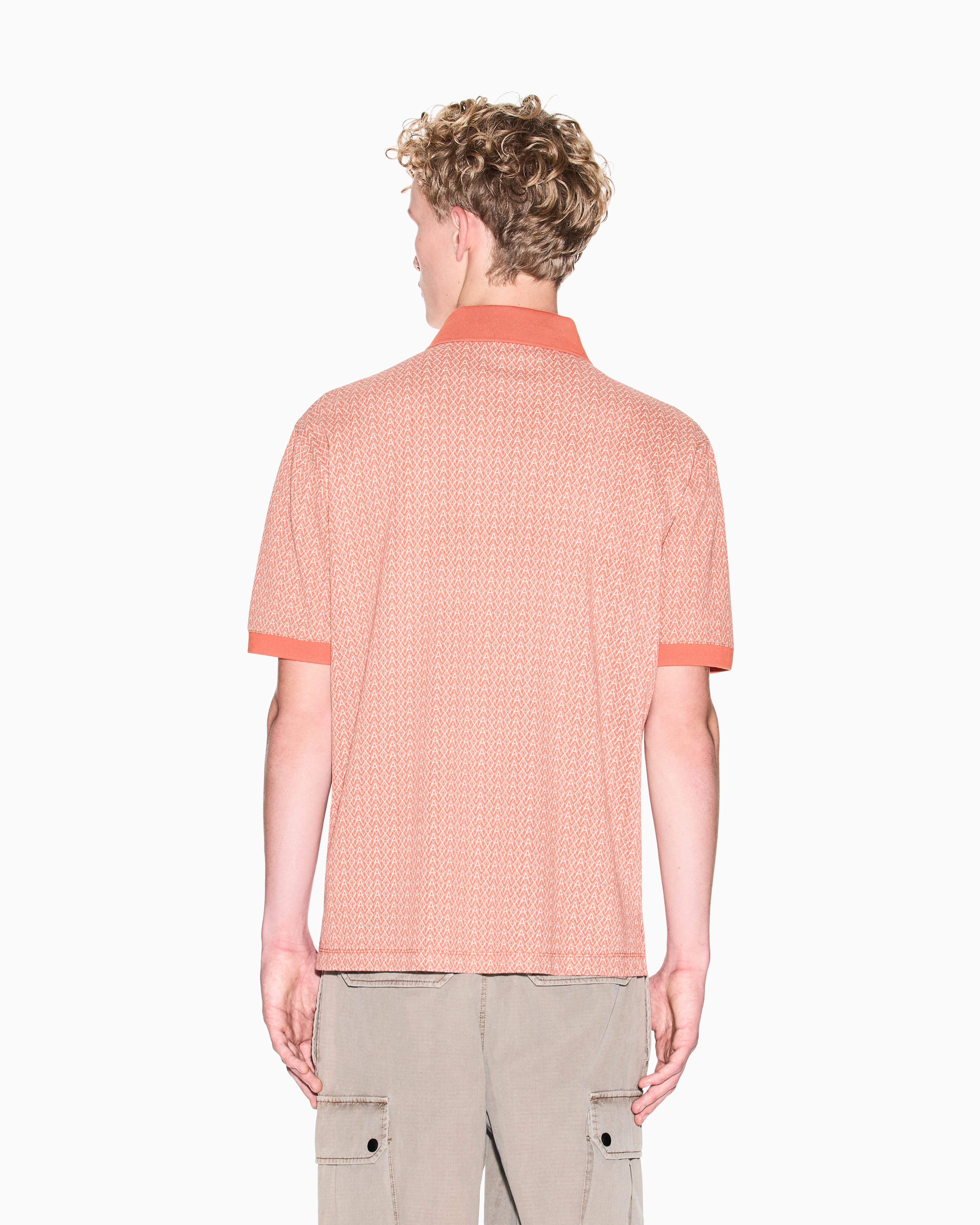 Allover Logo Regular Fit POLO SHIRT