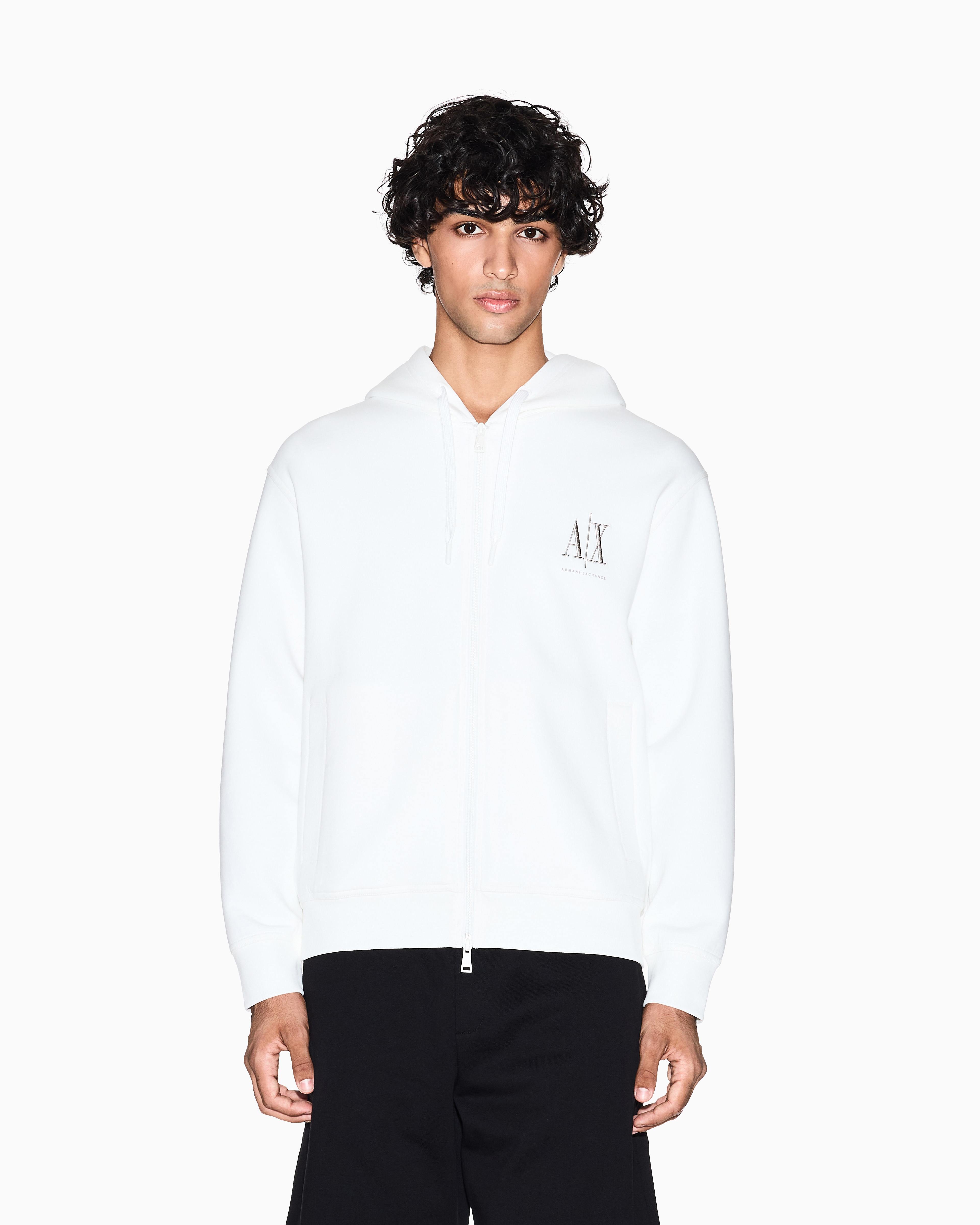 Men's White Icon Project SWEATSHIRT