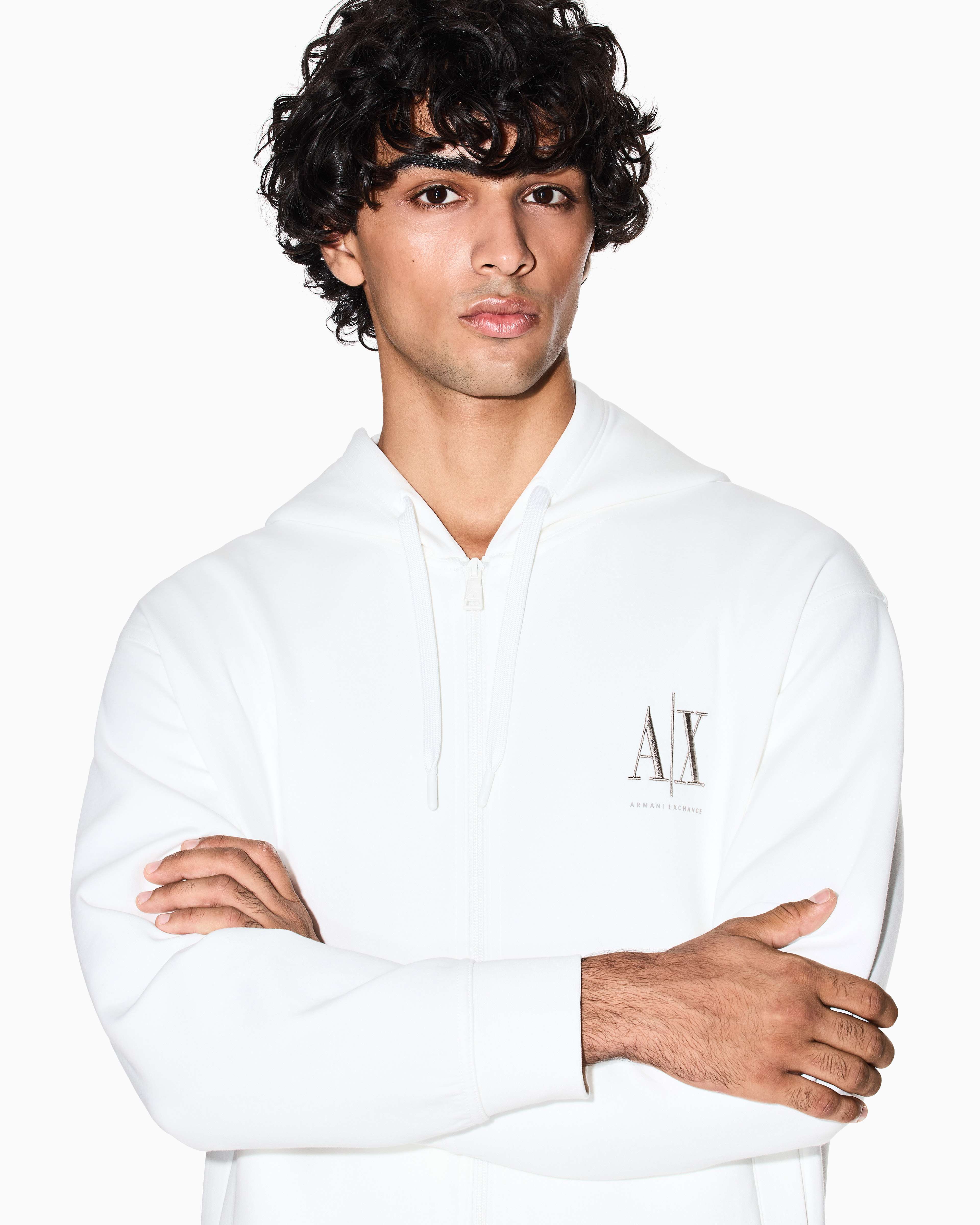 Men's White Icon Project SWEATSHIRT