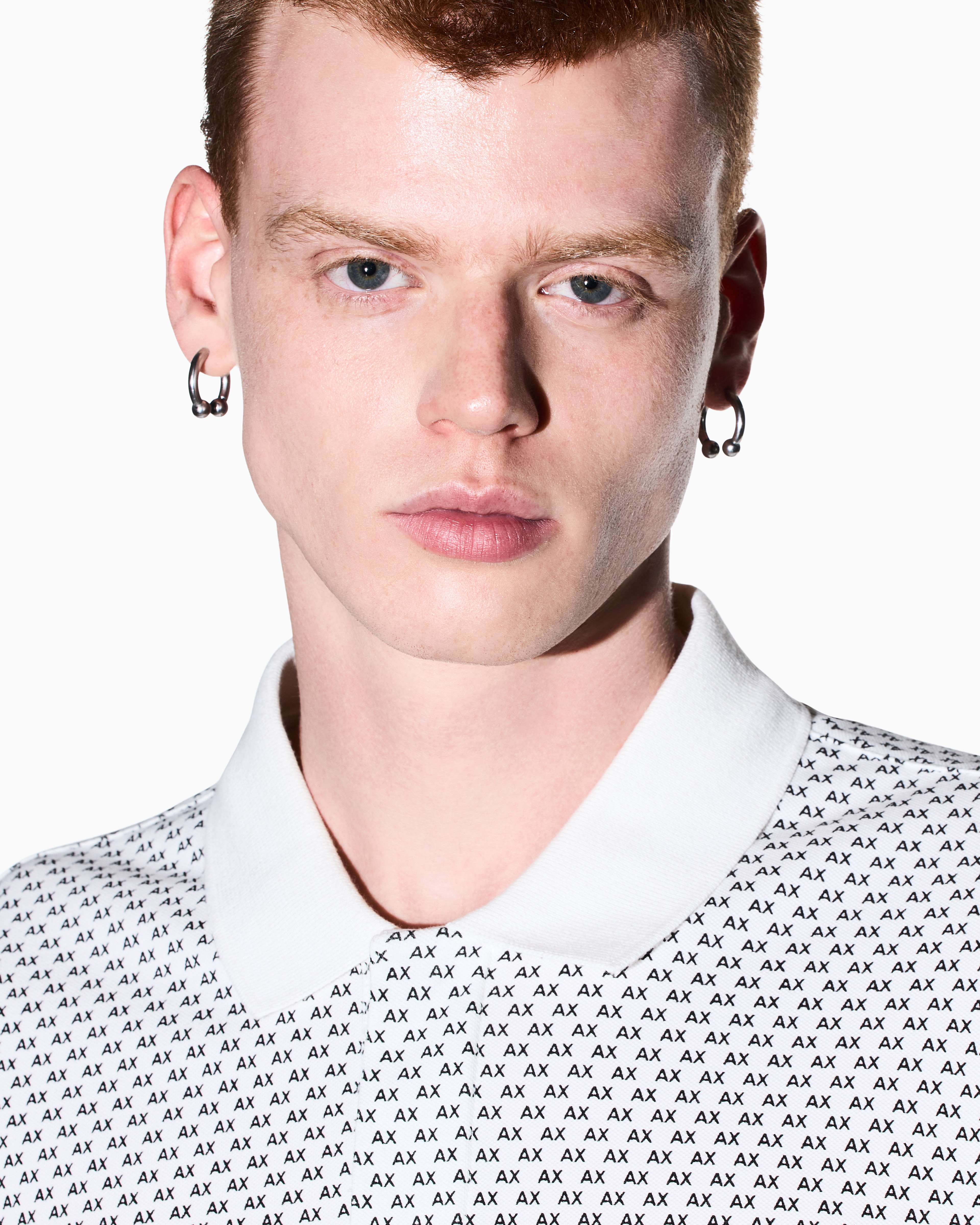 Men's White D01 Polo Shirt
