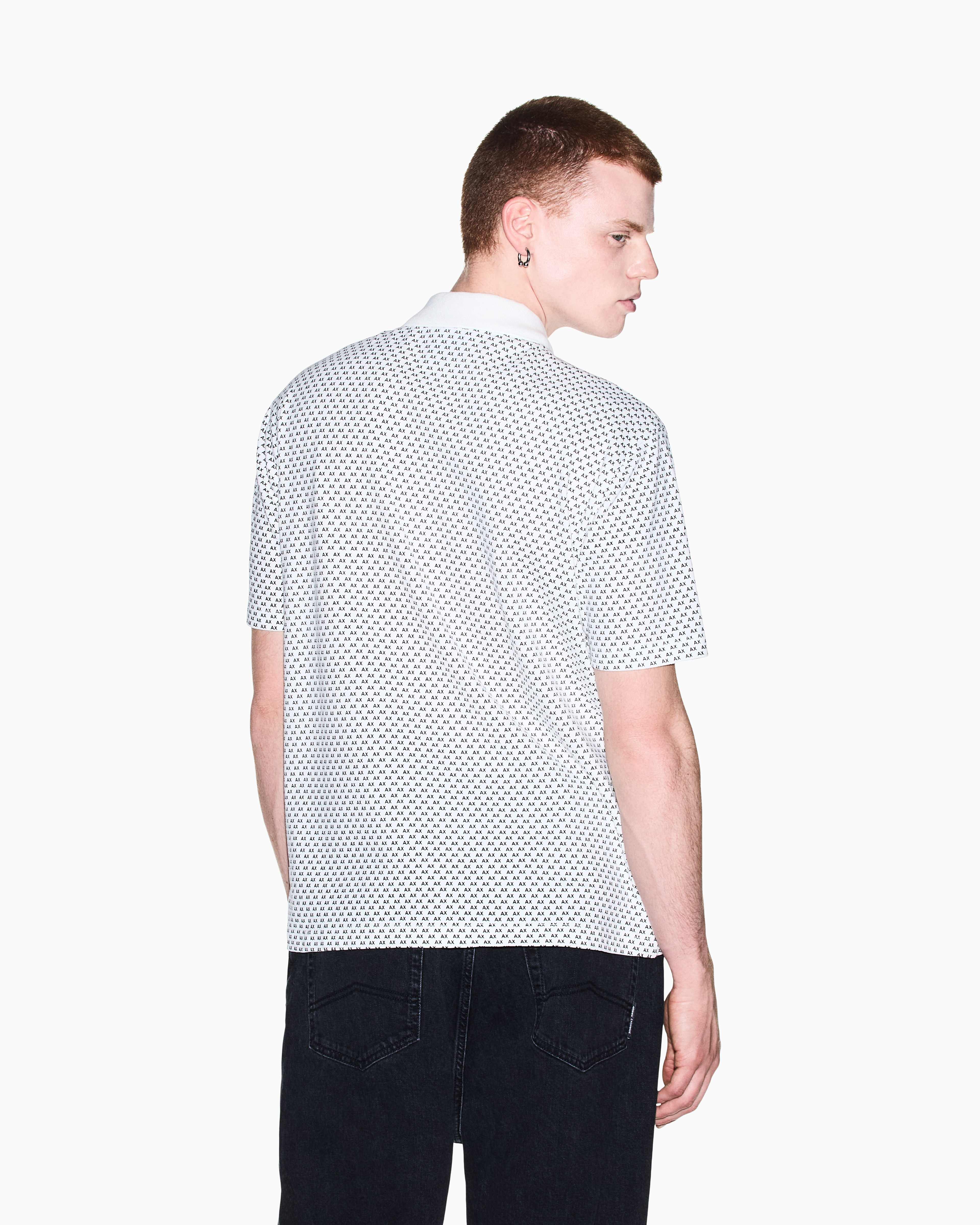 Men's White D01 Polo Shirt