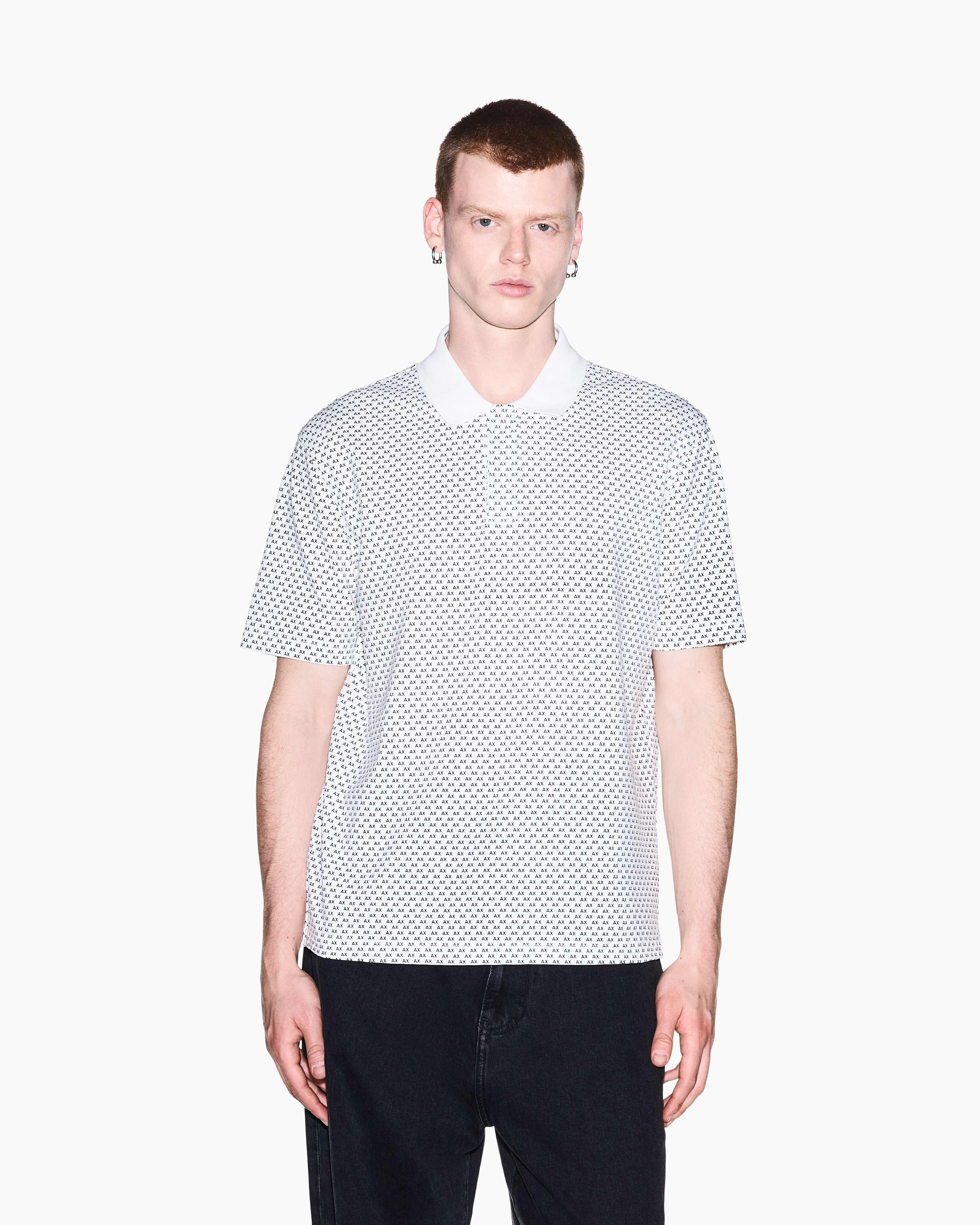 Men's White D01 Polo Shirt