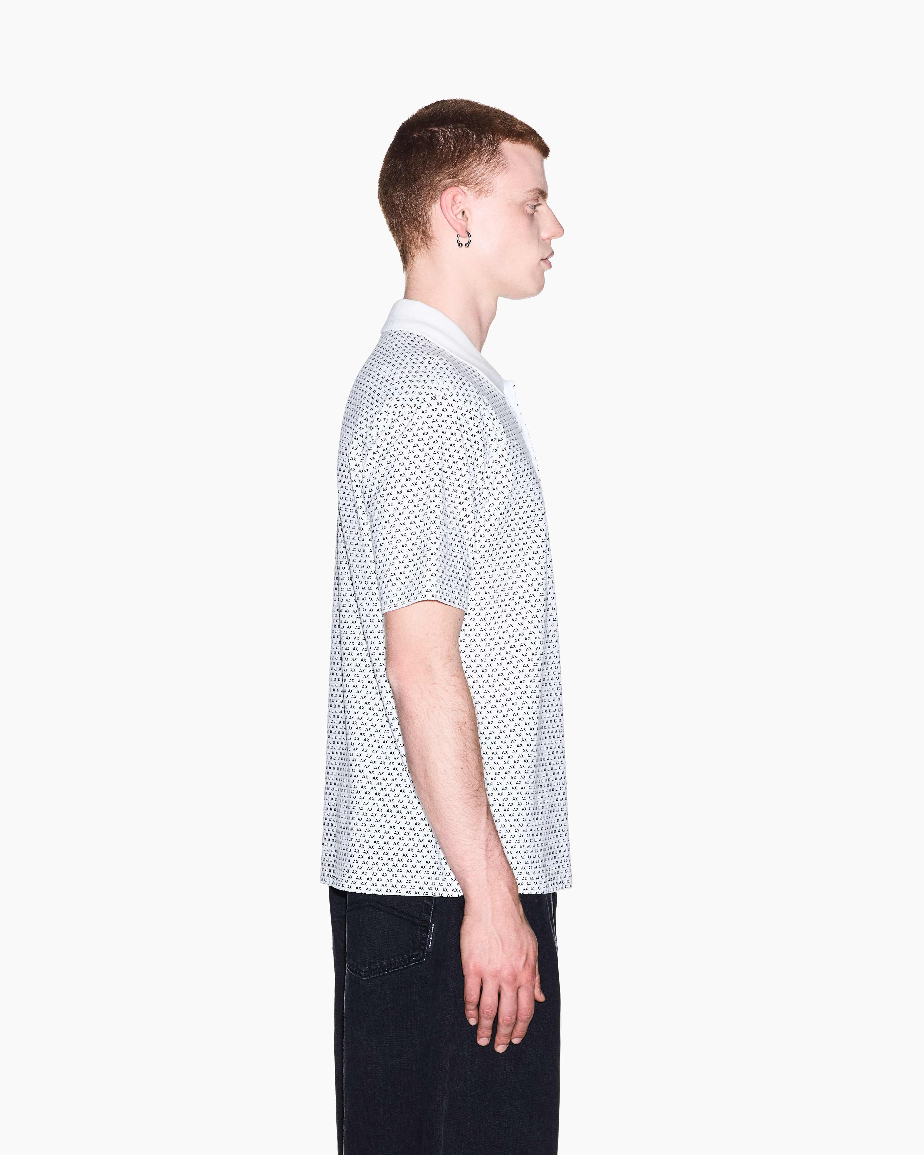 Men's White D01 Polo Shirt