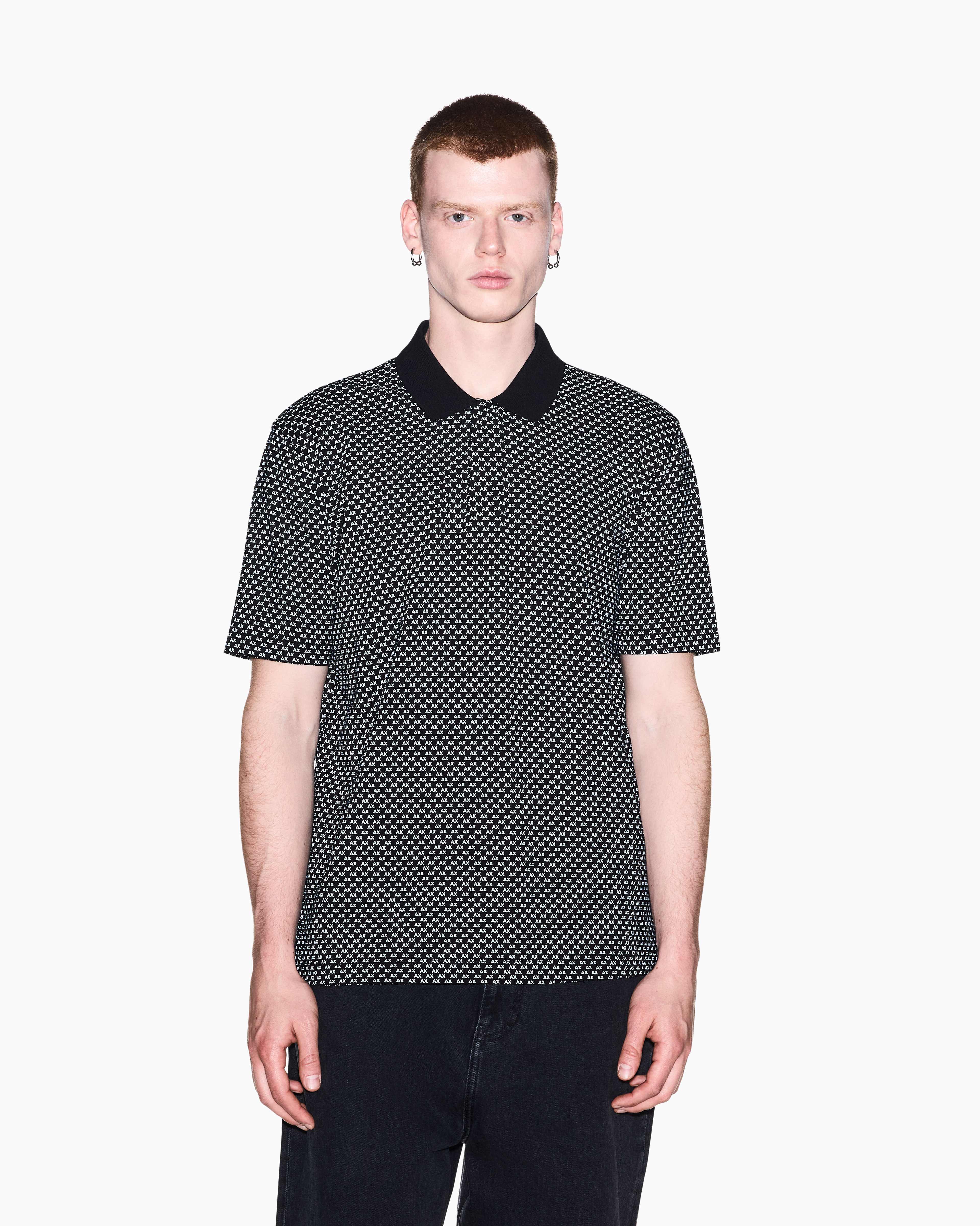 Men's Black D01 Polo Shirt