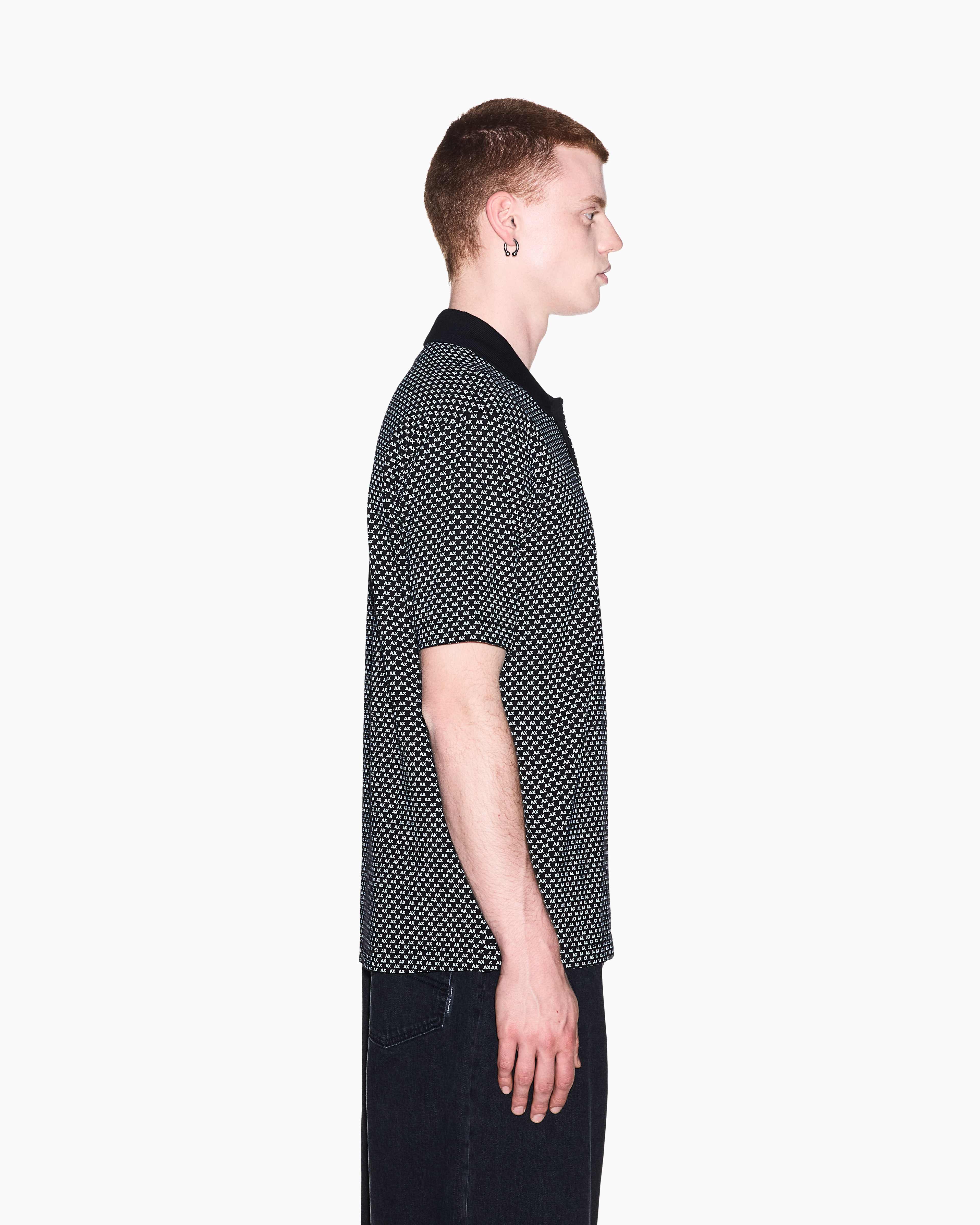 Men's Black D01 Polo Shirt