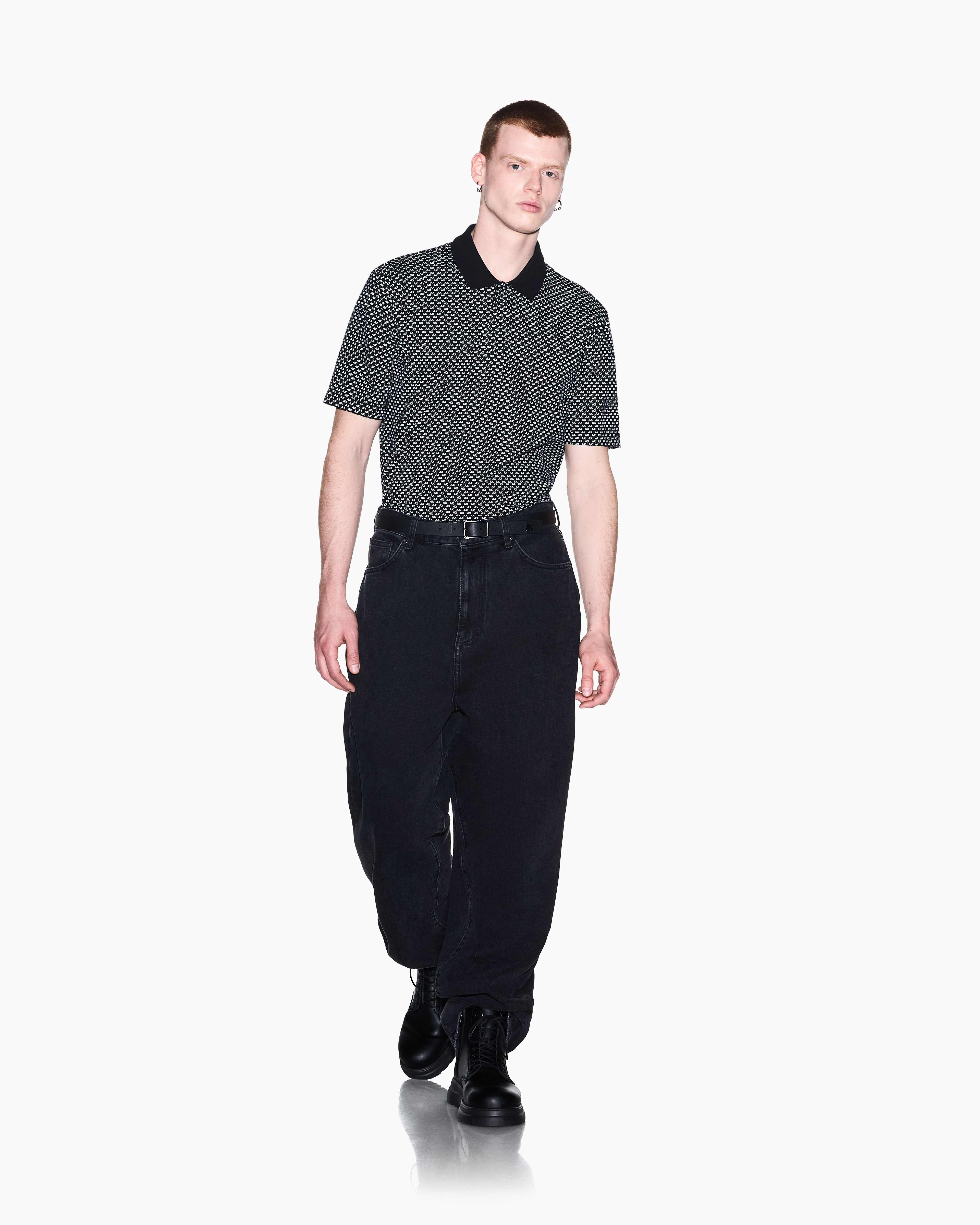 Men's Black D01 Polo Shirt