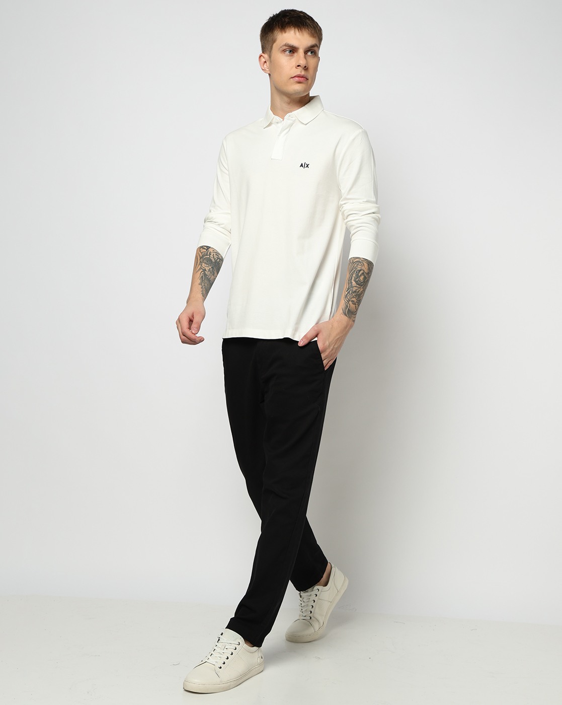 Men's White Essentials Polo Shirt