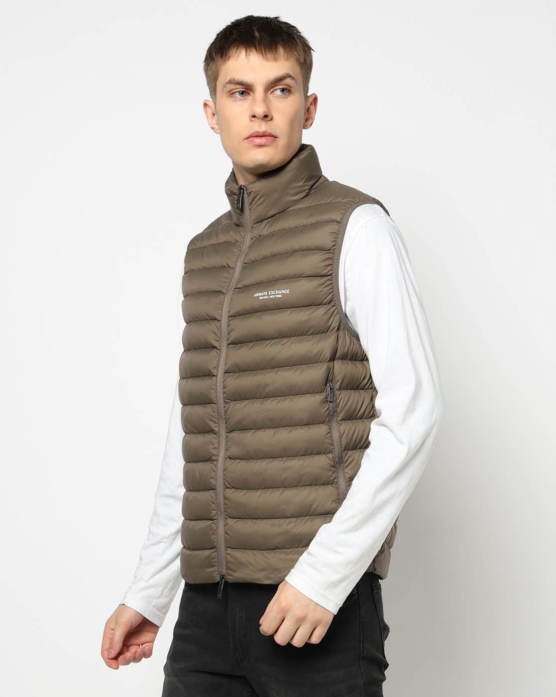 Men's Grey Milano New York Down Waistcoat