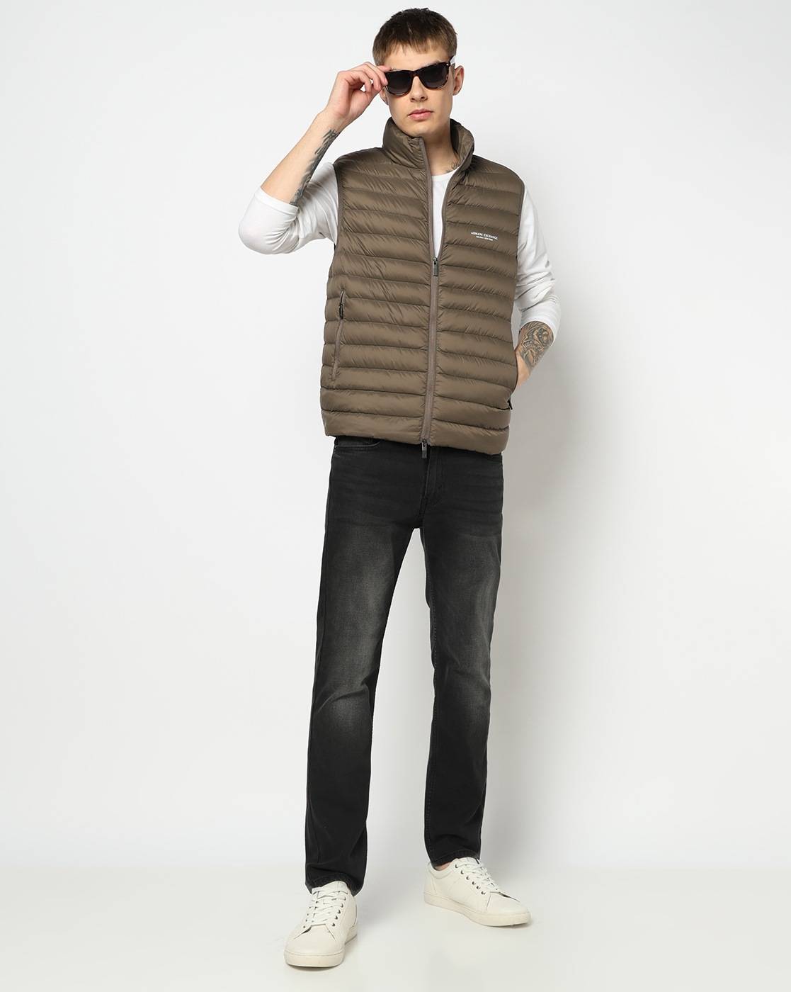 Men's Grey Milano New York Down Waistcoat
