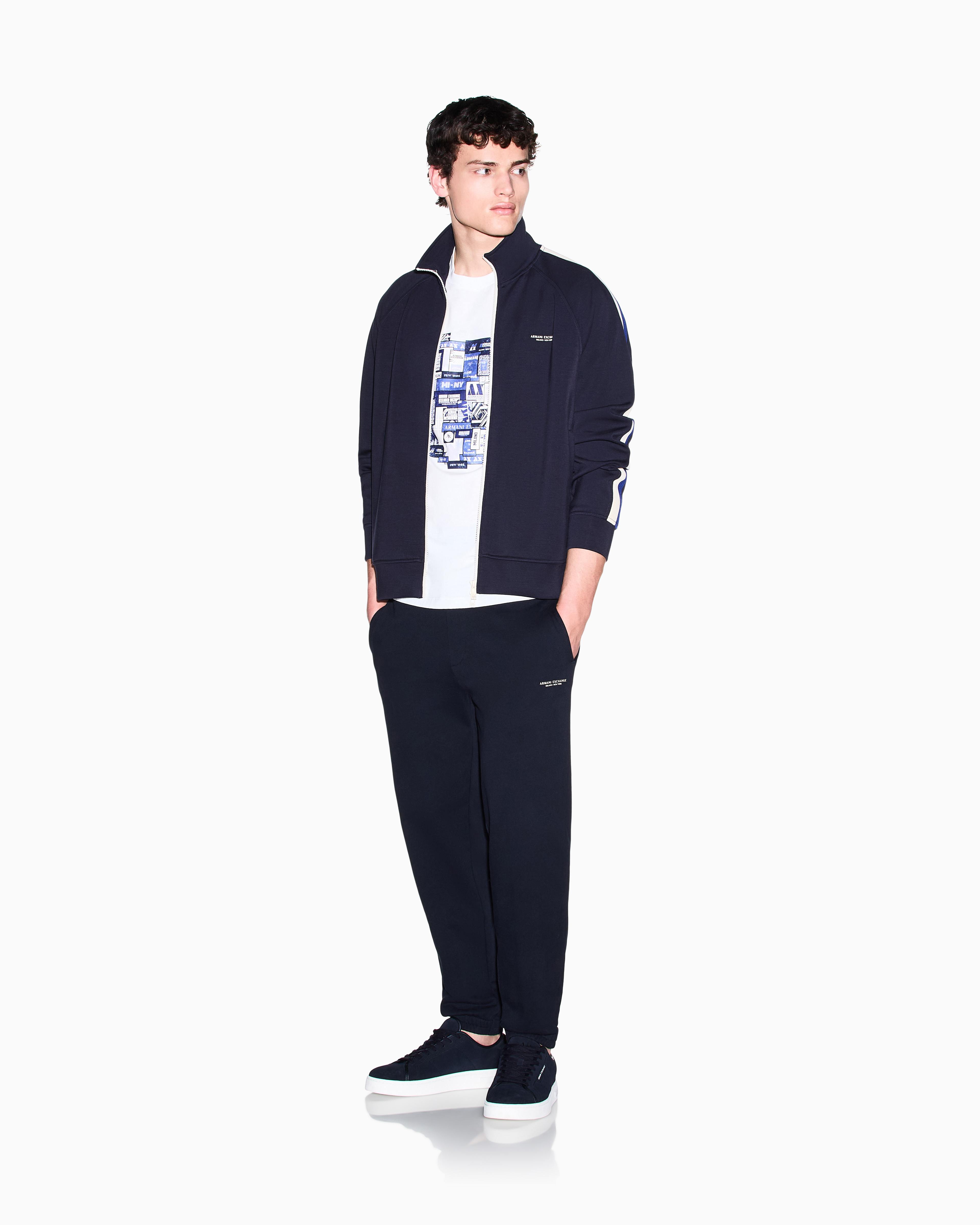 Men's Blue Refined Sportswear Sweatshirt