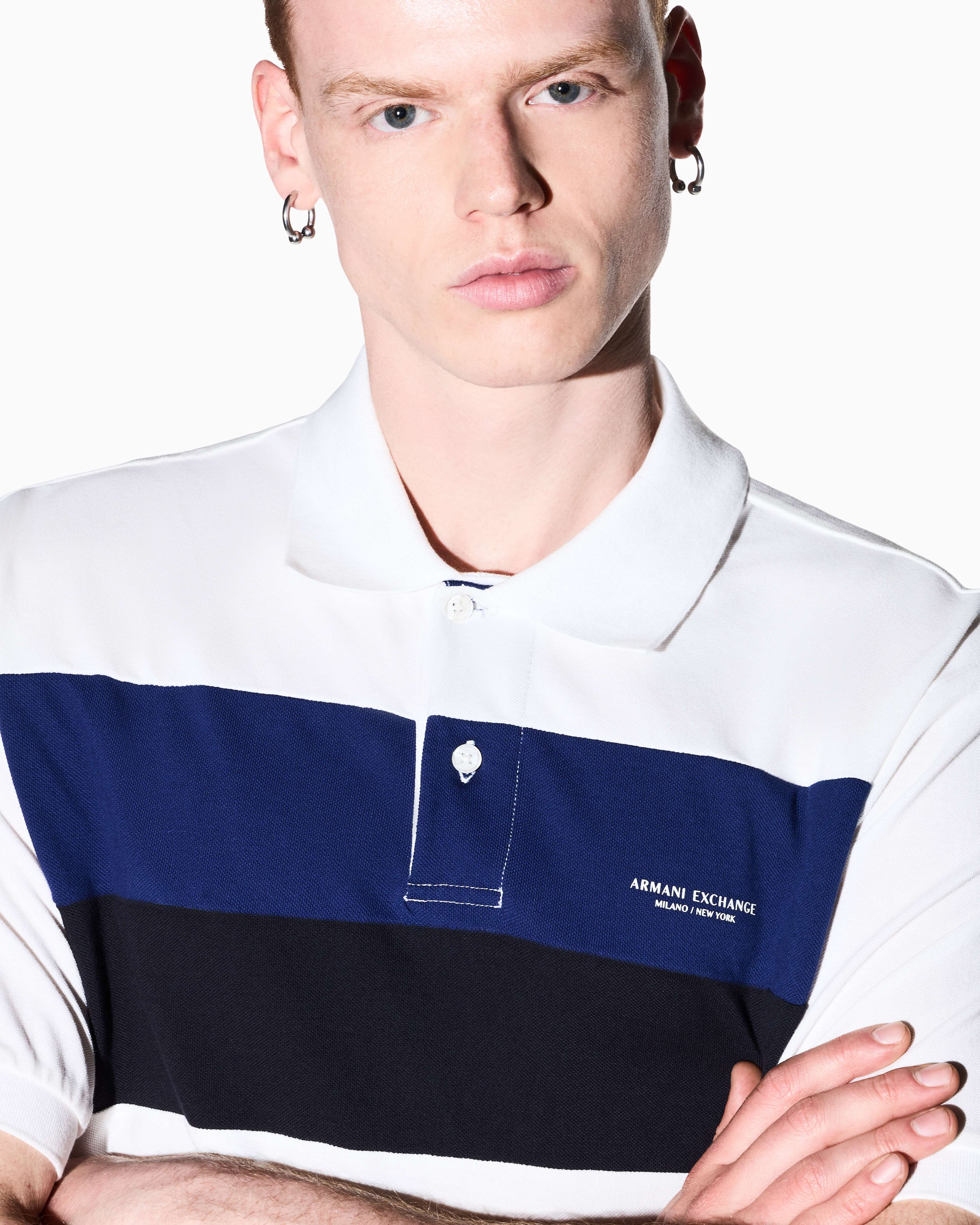 Men's White Refined Sportswear Polo Shirt